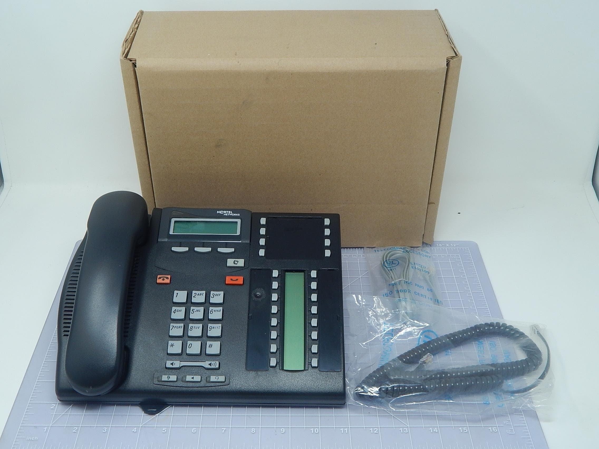 Nortel NT8B27JAAA T7316E Telephone Digital Phone Charcoal T108114