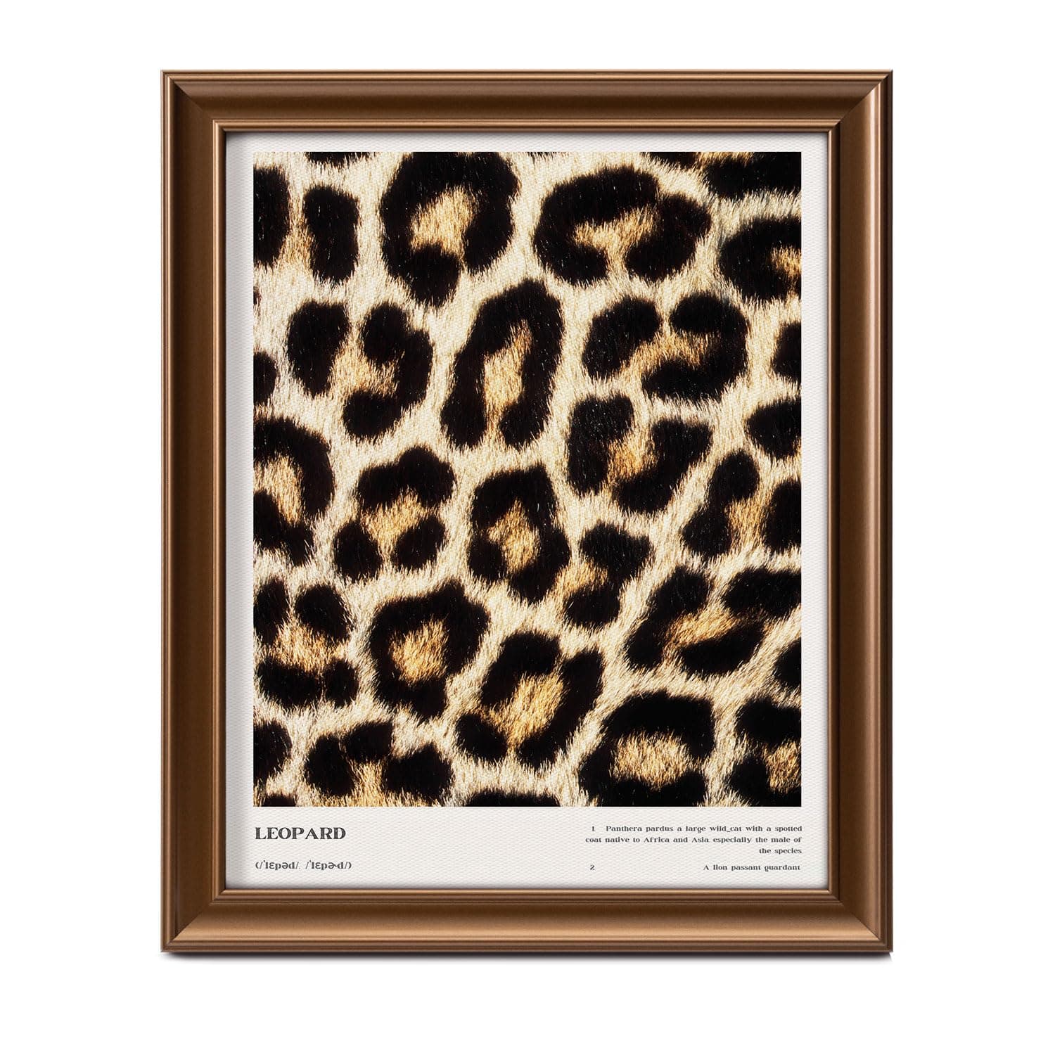 Framed Leopard Canvas Wall Art Decor, Cheetah Print Wall Prints for Bedroom Bathroom Office, Funky Posters for Living Room Aesthetic, Painting Artwork