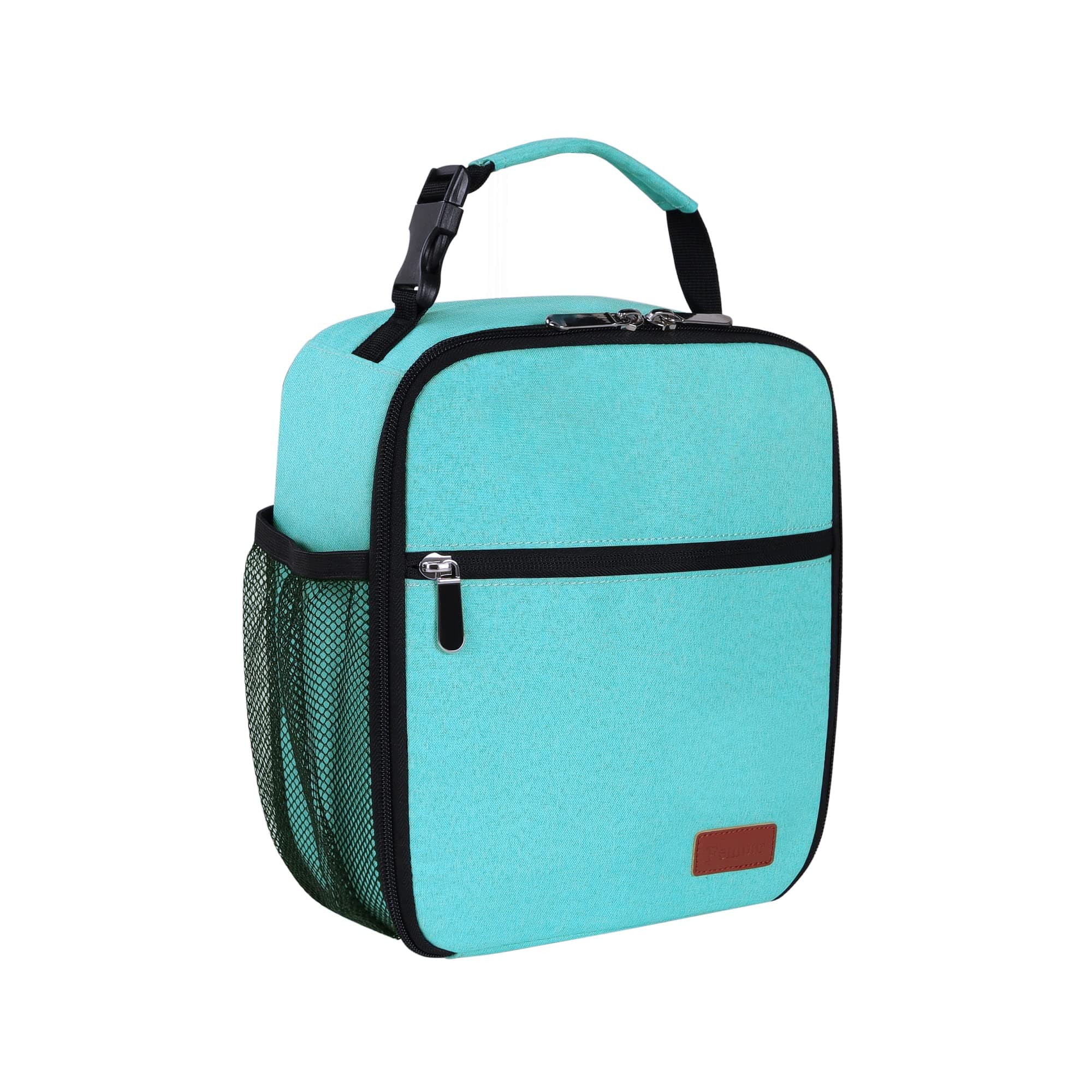 Femuar Lunch Box for Men Women Adults Small Bag Office Work Picnic - Reusable Portable Lunchbox, Light Blue 8.7x4.5x 10.2 in (TL130)