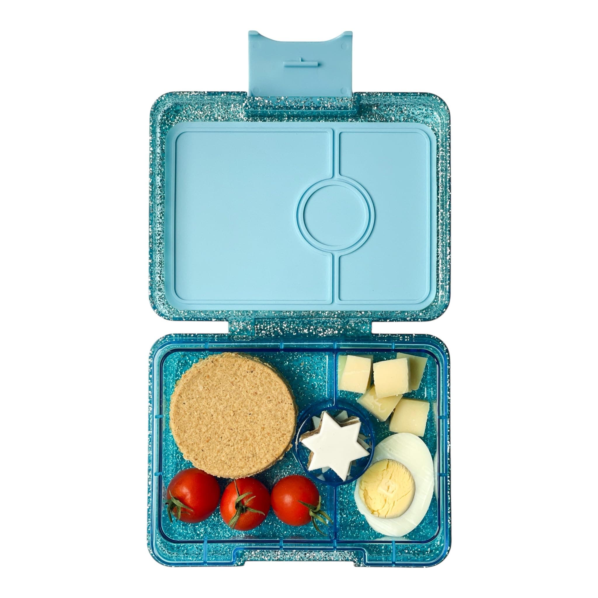 Yumbox Snack Box Leakproof (Twinkle Teal Glitter)