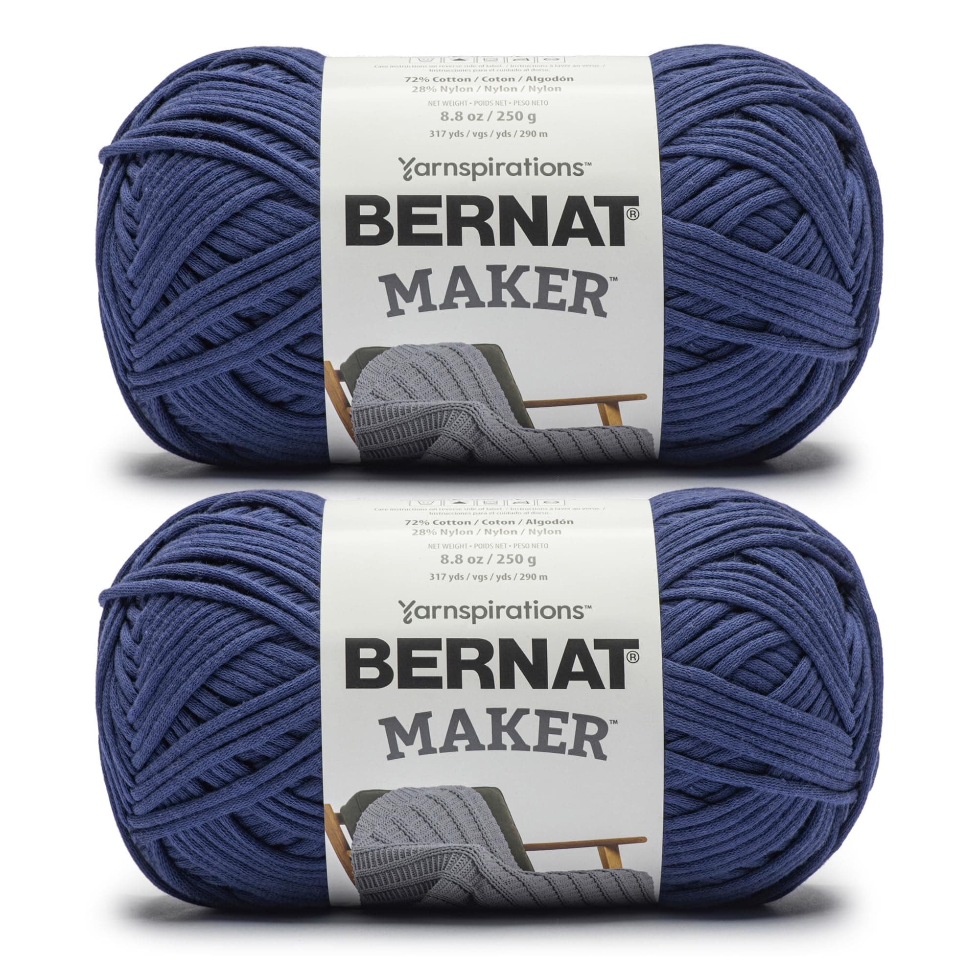 Bernat Maker Yarn, Navy 2