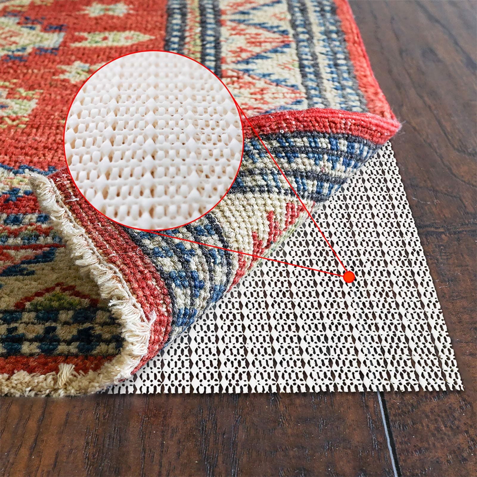 SHAREWIN 120x180cm Non-Slip Area Rug Pad Gripper for Any Hard Surface Floors Keep Your Rugs Safe and in Place