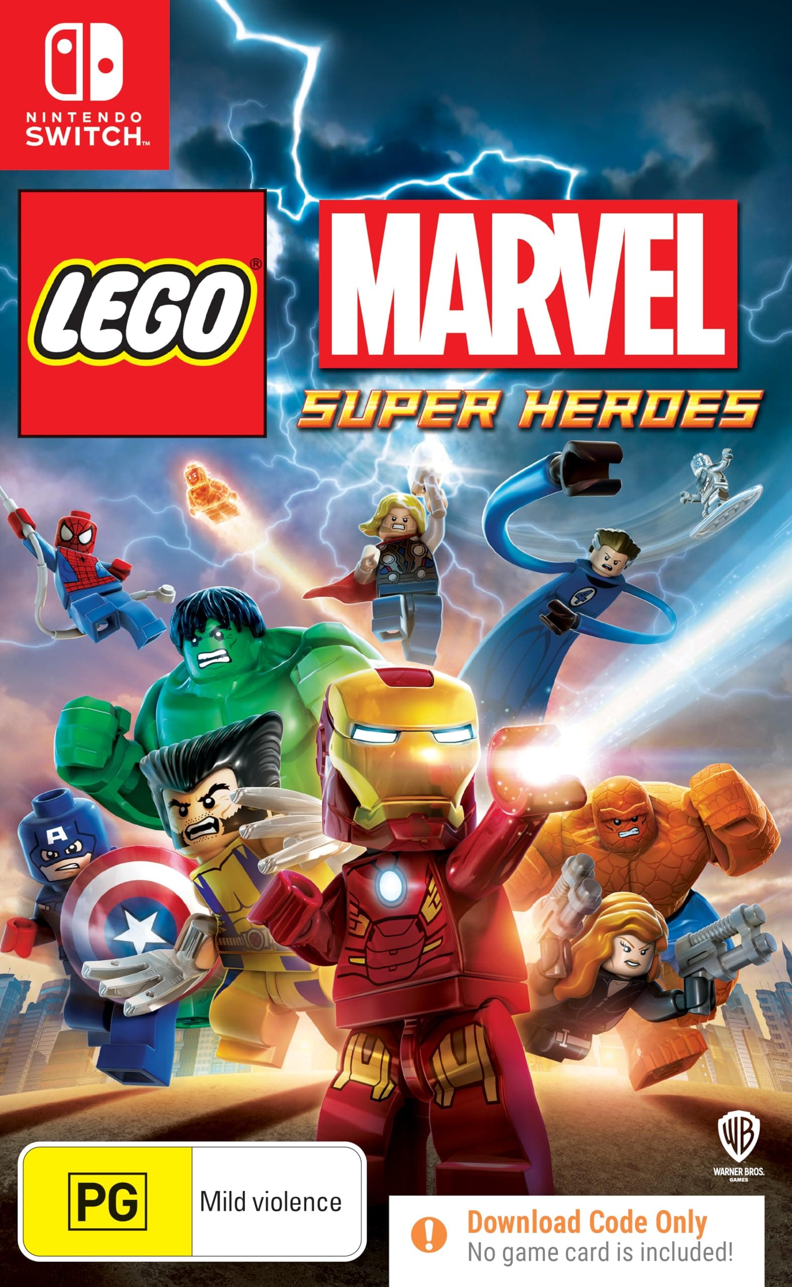 Lego Marvel Super Heroes (Code in Box) - Nintendo Switch