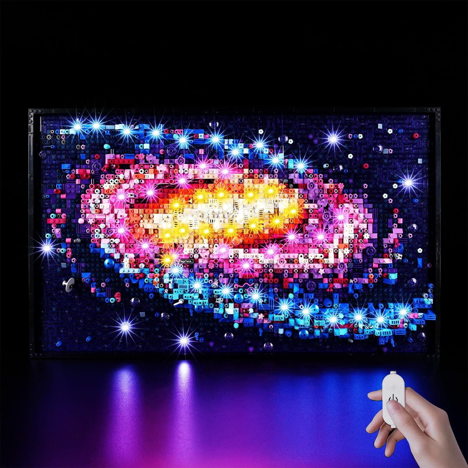 Kyglaring LED Light Kit Compatible with Lego The Milky Way Galaxy 31212 Building Blocks, Upgrade Touch Control & Dimming, Lighting Accessories for Lego 31212 Model Set, Lights Only, Touch Version