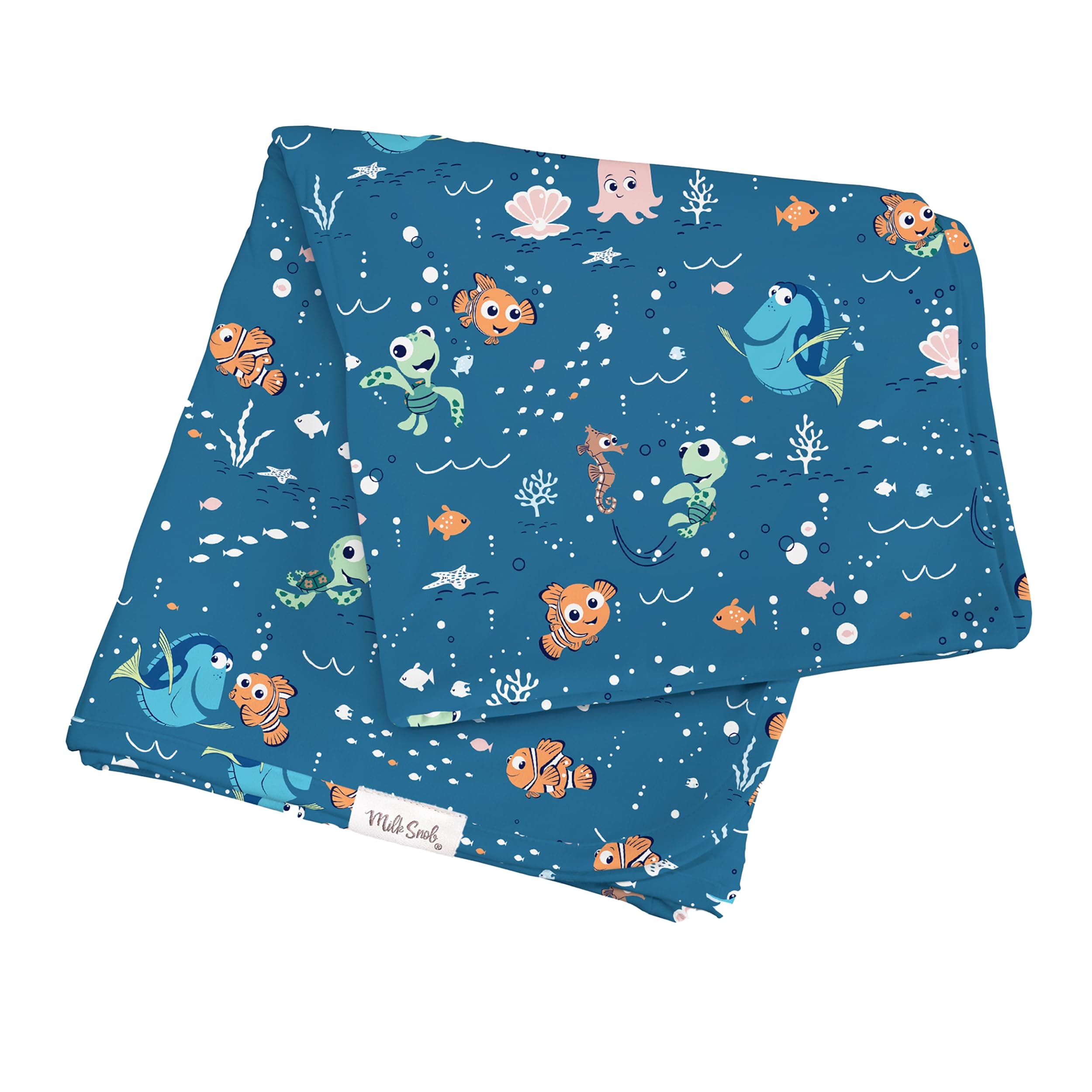 Milk Snob Disney Swaddle Receiving Blanket (Pixar Finding Nemo)