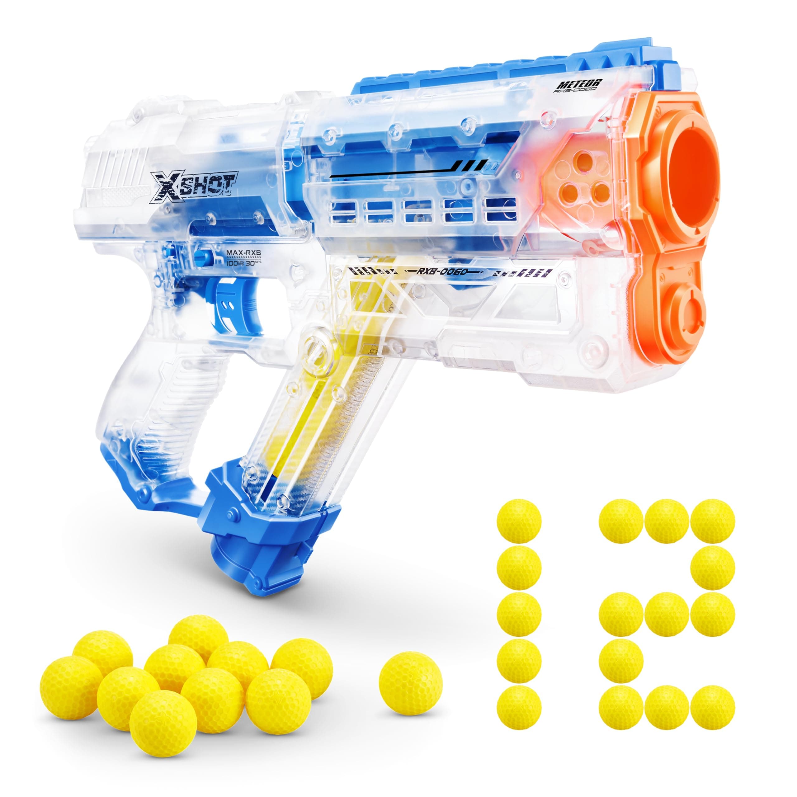 XSHOT Chaos Meteor Blaster with 12 Rounds by ZURU, Dart Blaster Outdoor Toy for Boys and Girls, Teens and Adults Aged 14+
