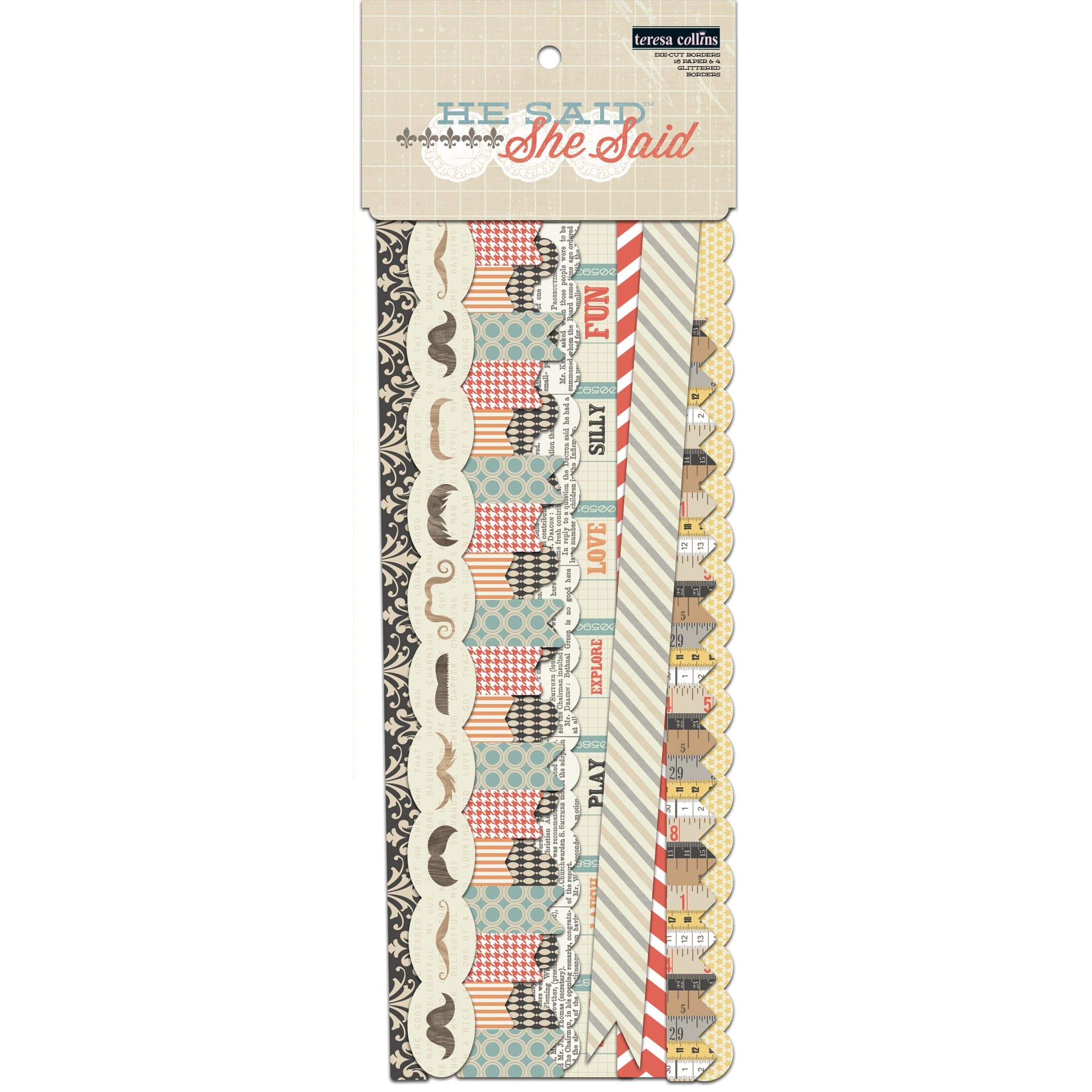 He Said, She Said Border Strips,