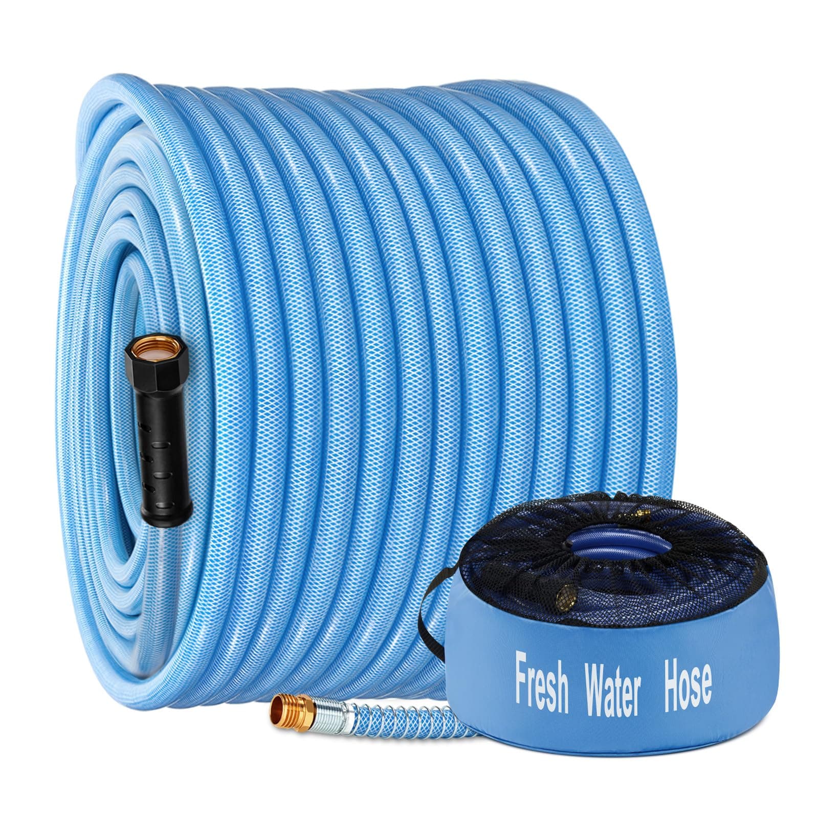 Kohree RV Water Hose 100 FT, 5/8" Drinking Water Hose with Storage Bag