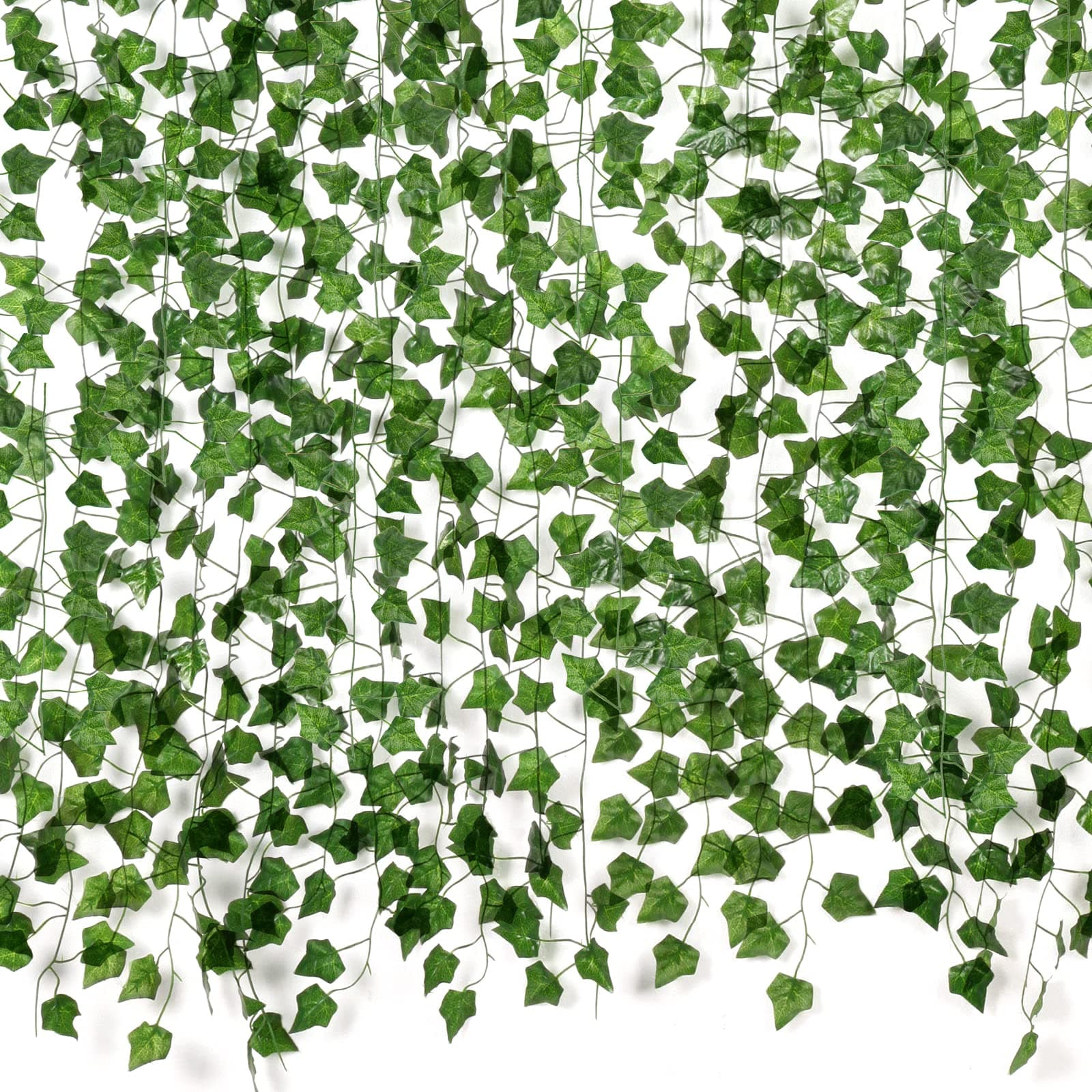 Fake Vines for Room Decor Aesthetic Artificial Plant Ivy Leaves Hanging Greenery Garlands for Home Bedroom Wall Wedding Party Decor (12)