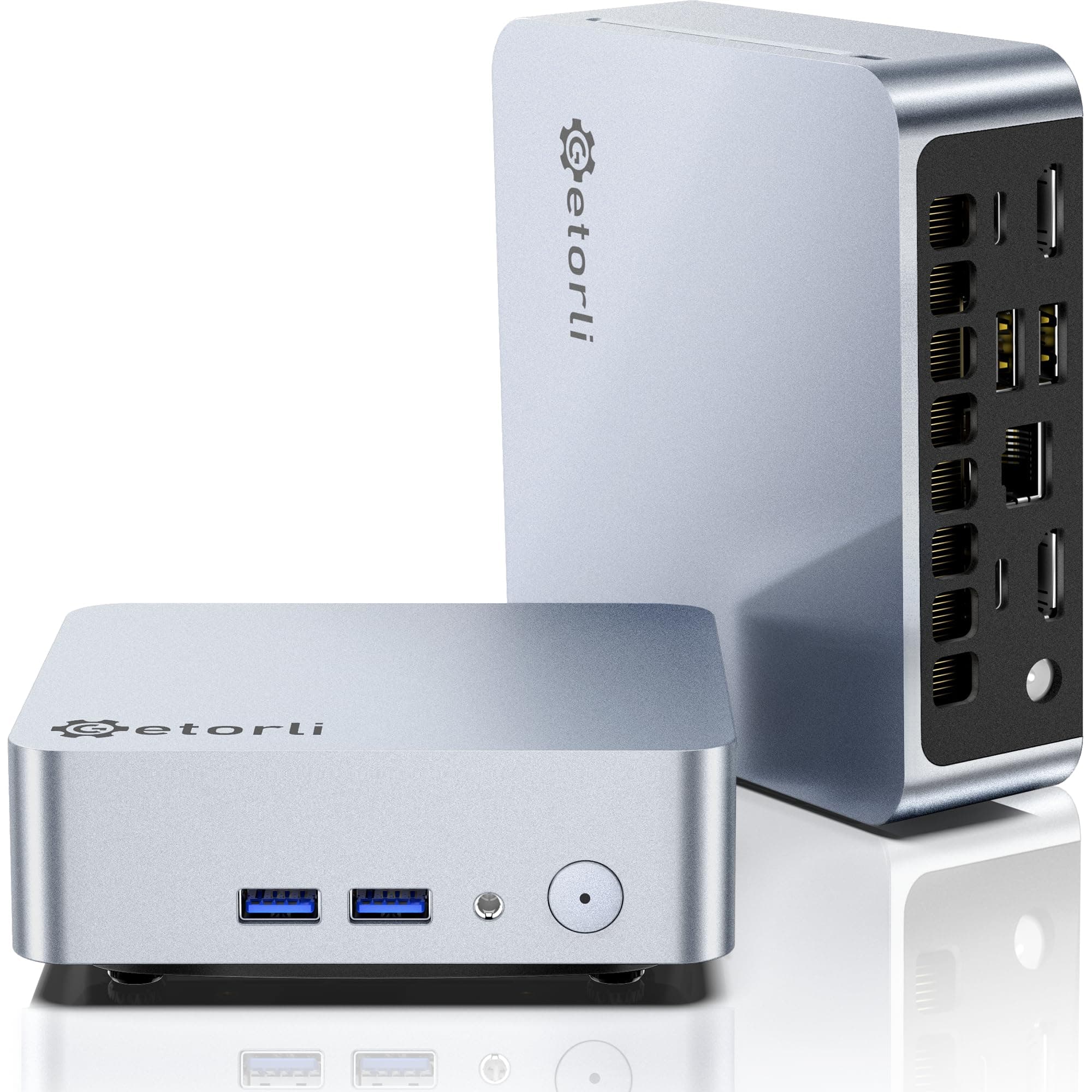 Getorli Mini PC AMD Ryzen 5 3500U (4C/8T, Max 3.7GHz) Small Desktop Computer 16GB DDR4 RAM 512GB NVMe SSD Budget Micro Compact PCs 4K HD Dual HDMI WiFi 6 BT5.3 Prebuilt OS-Home Office Gaming Streaming