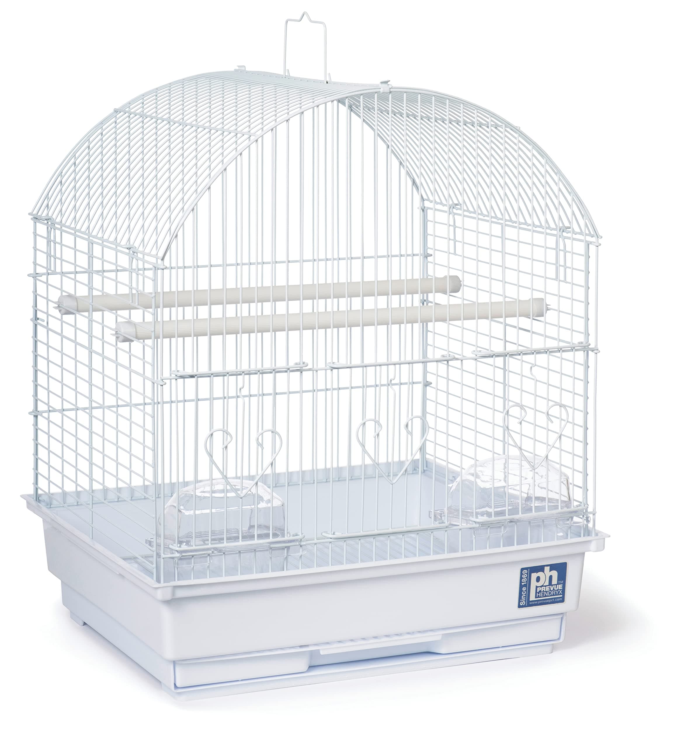 Prevue Pet Products Parakeet Starter Cage Kit with Toys, Perches, Cups, Removable Grill and Pullout Tray