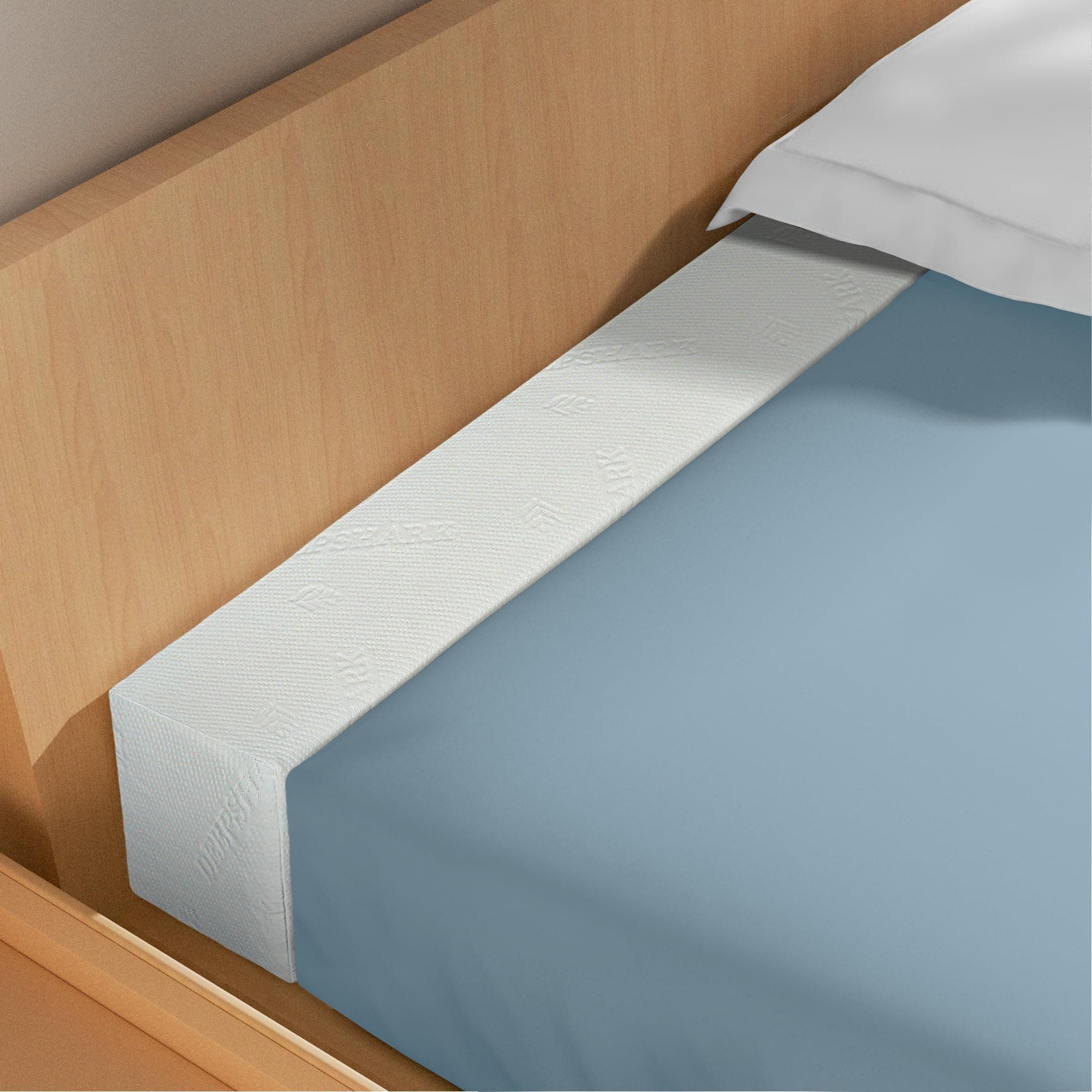 DEEPSHARK Mattress Gap Filler, Bed Gap Filler, Headboard Gap Filler Mattress Extension Filler for Headboard Seams, Bed Space Cracks White(60"×6"×10", Queen)