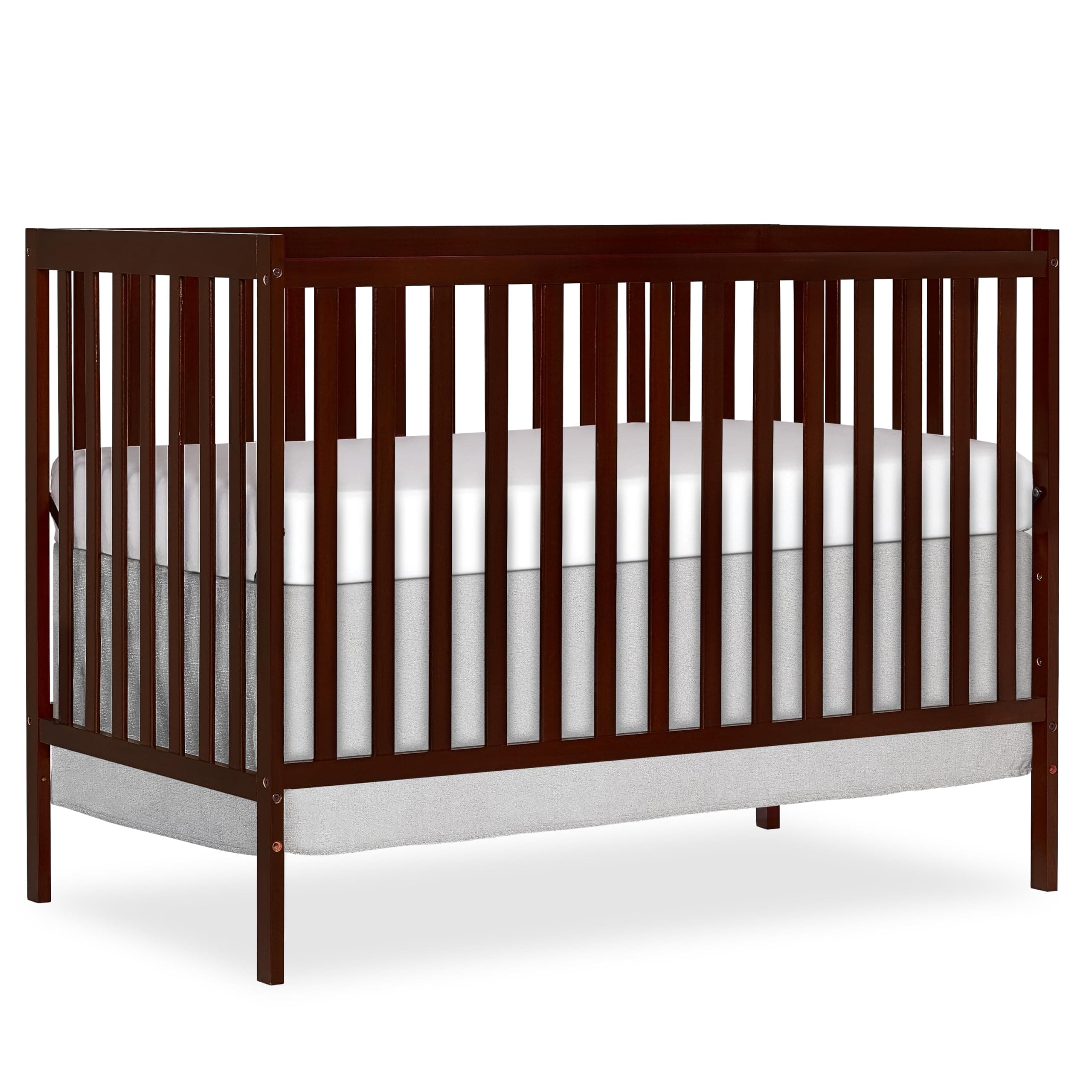 Dream On Me Synergy 5 in 1 Convertible Crib, Espresso