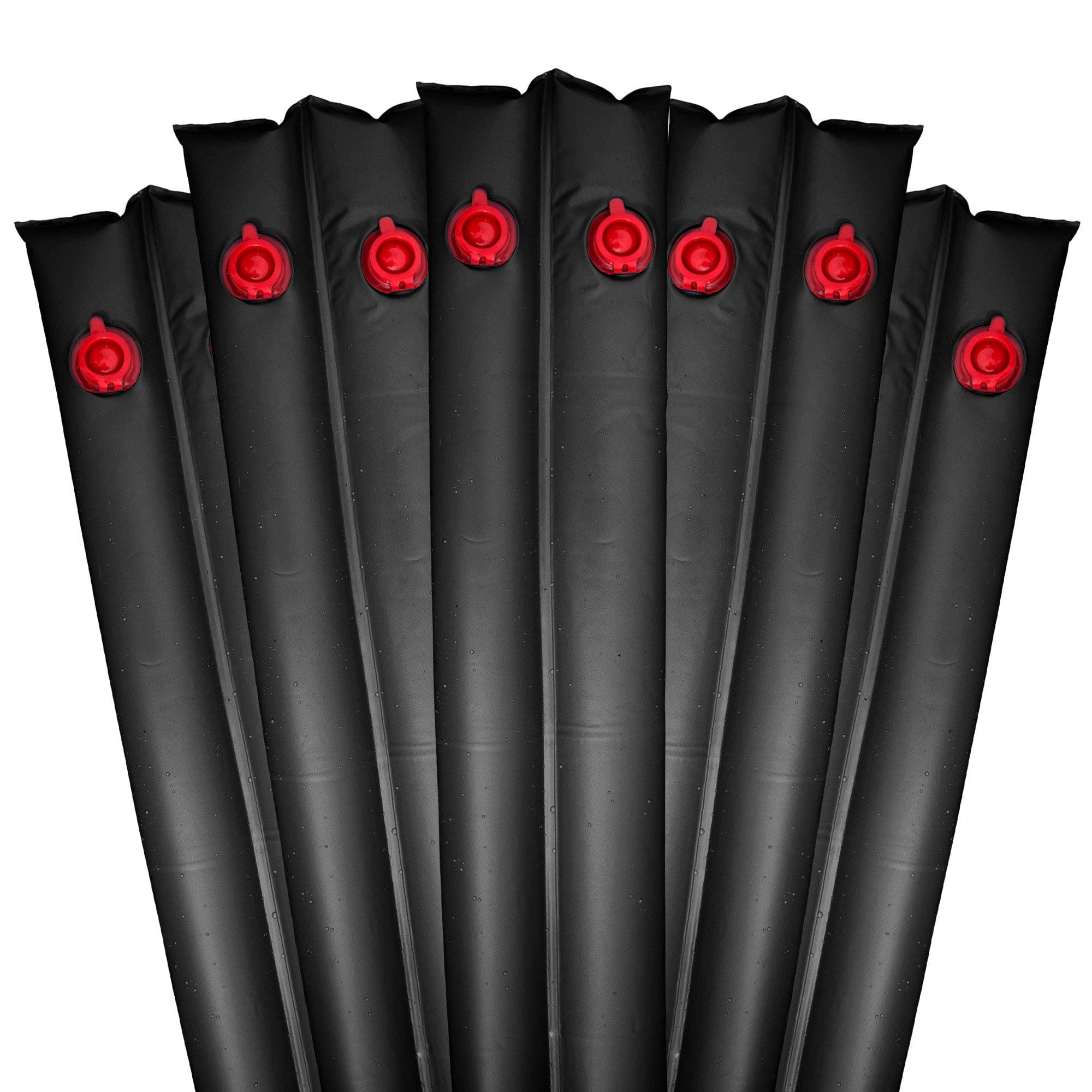 Pool Mate 1-3811-BLK-05A Pool Cover Water Bags, 5-Pack, 10 ft. Black Double Chamber, 16 Gauge