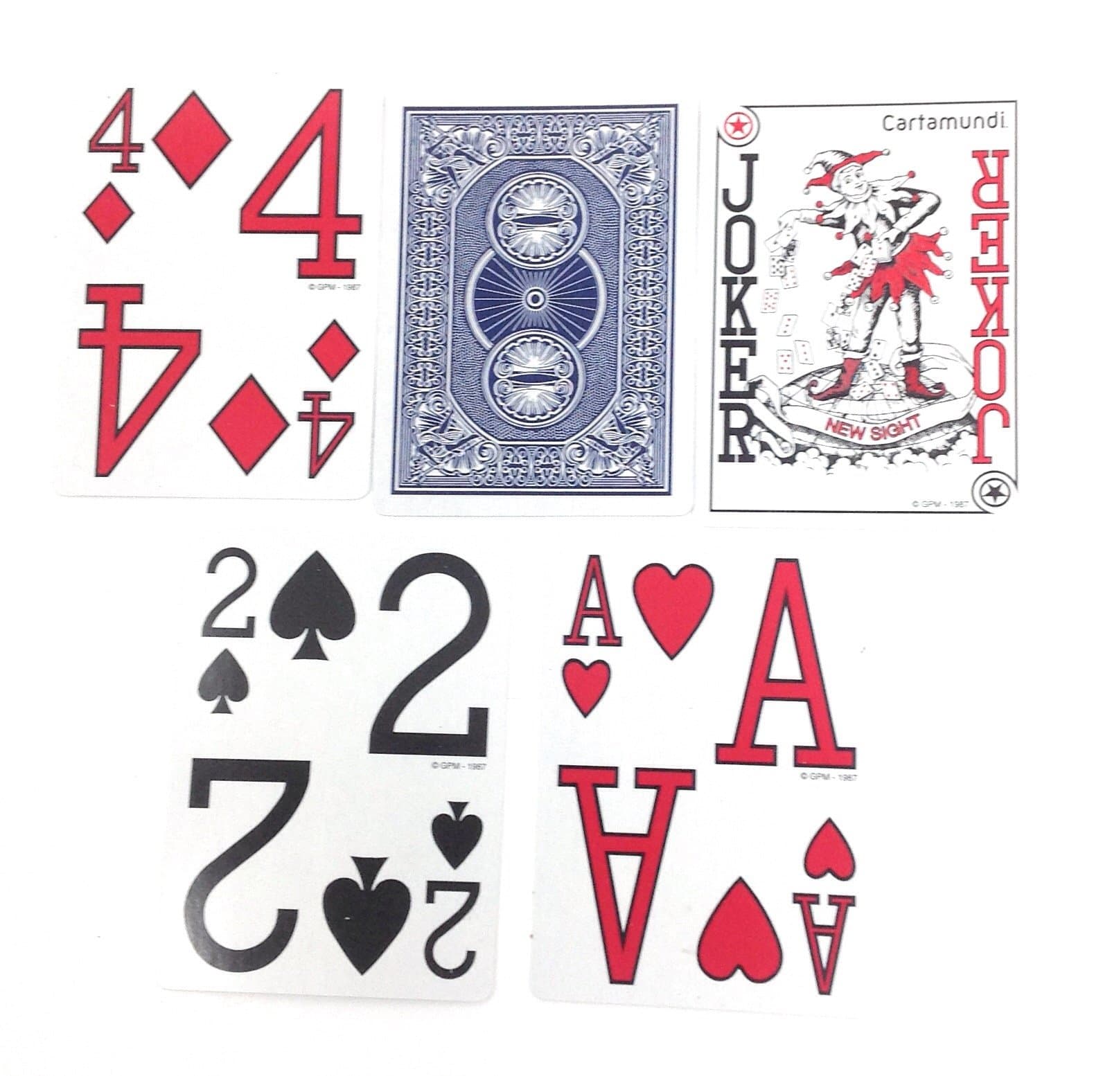 Cartamundi Low Vision Poker Deck