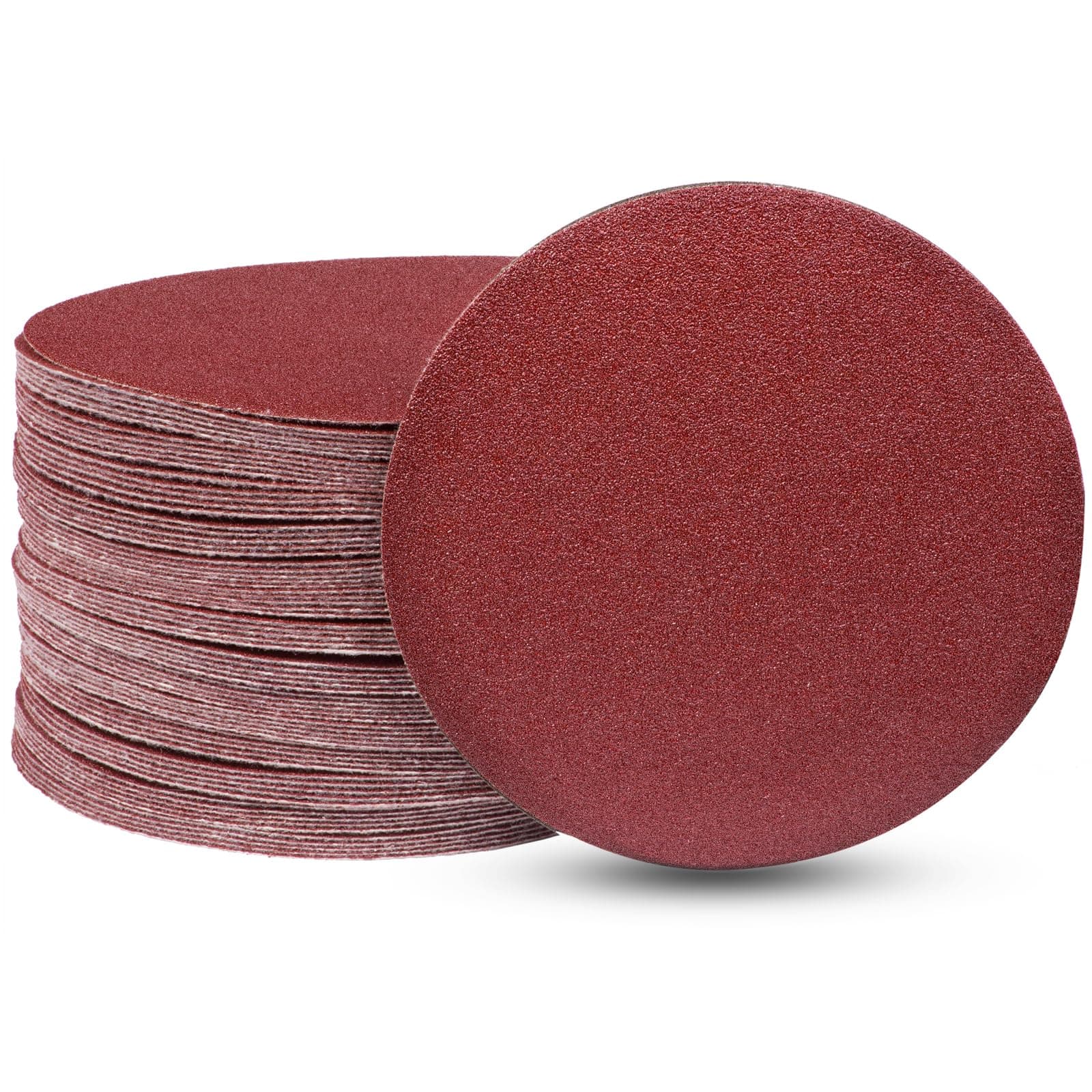 Uenhoy 100 Pcs 3 Inch Sanding Discs 180 Grit Hook & Loop Sanding Disc, Quick Change Sandpaper Orbital Sander Pads for Polishing Woodworking