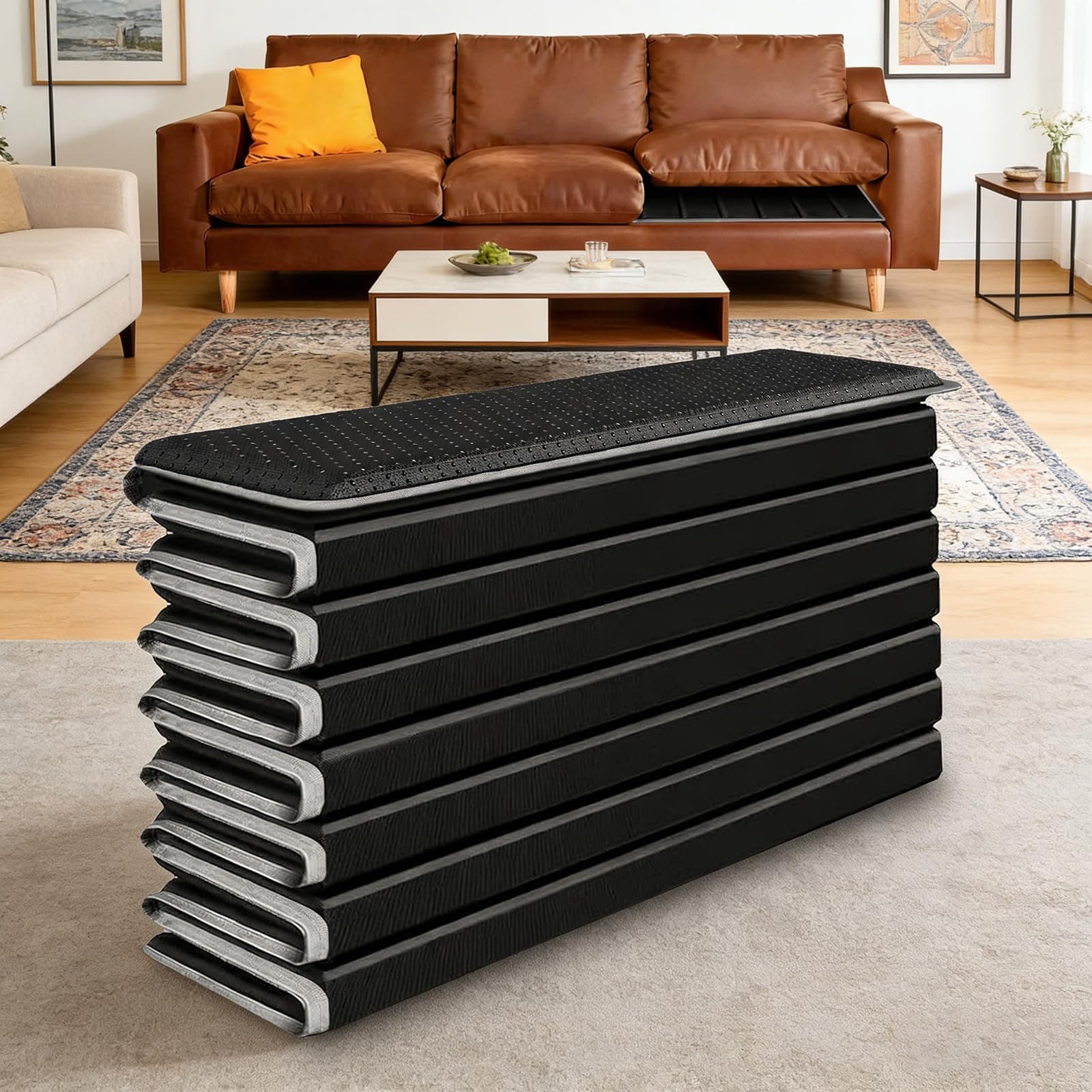 LISRRZHEN]Couch Cushion Support Board, Sofa Sag Repair Kit with Connector Frame for Couch, Recliner, Sectional, Loveseat, Anti-Sagging, Easy Install Furniture Reinforcement Panel (23inchX78inch)