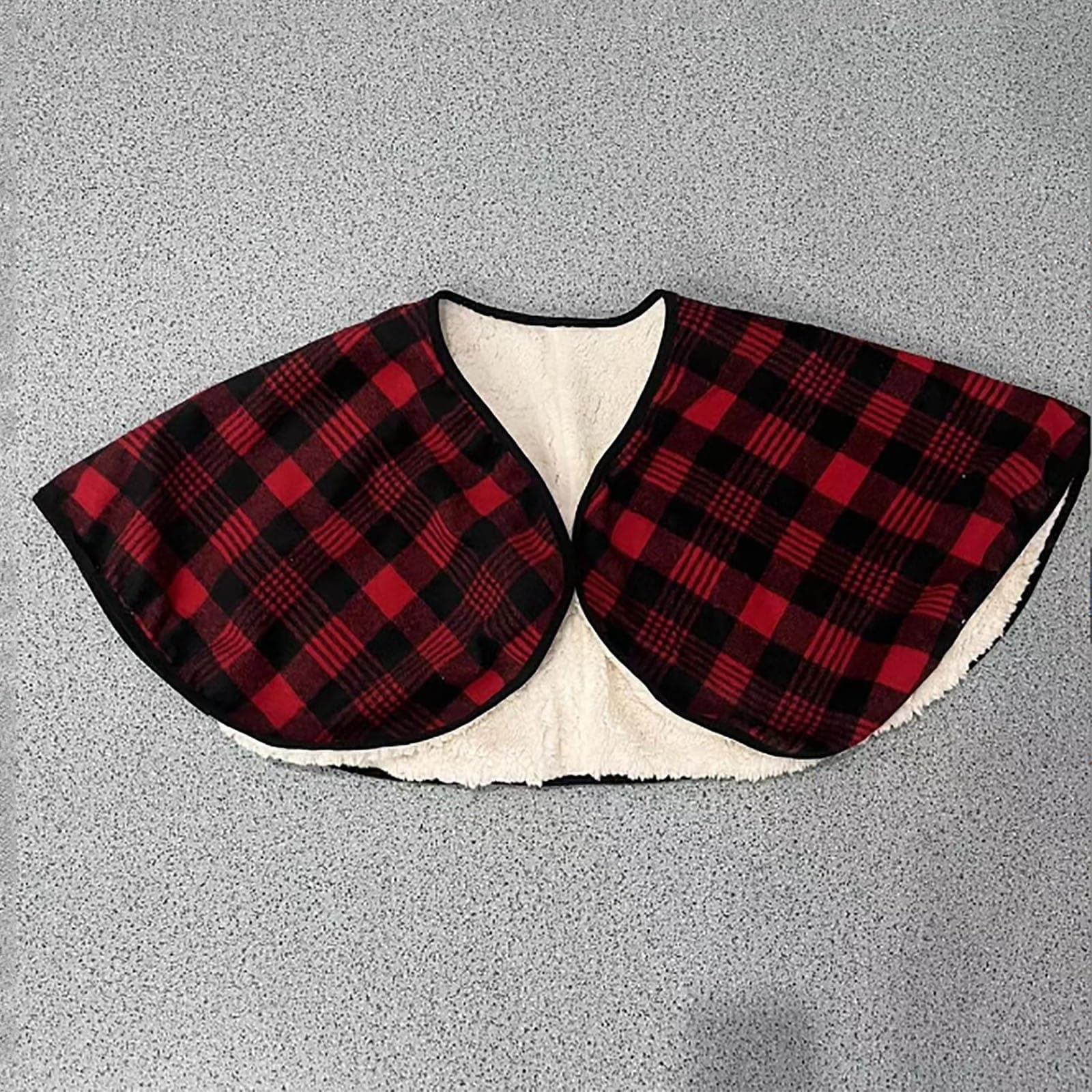 Wheelchair Warmer Cover Blanket, Thickened Elderly Shoulder Blanket Soft Lint Keep Warm Wheelchair Cover for Winter Use(B)