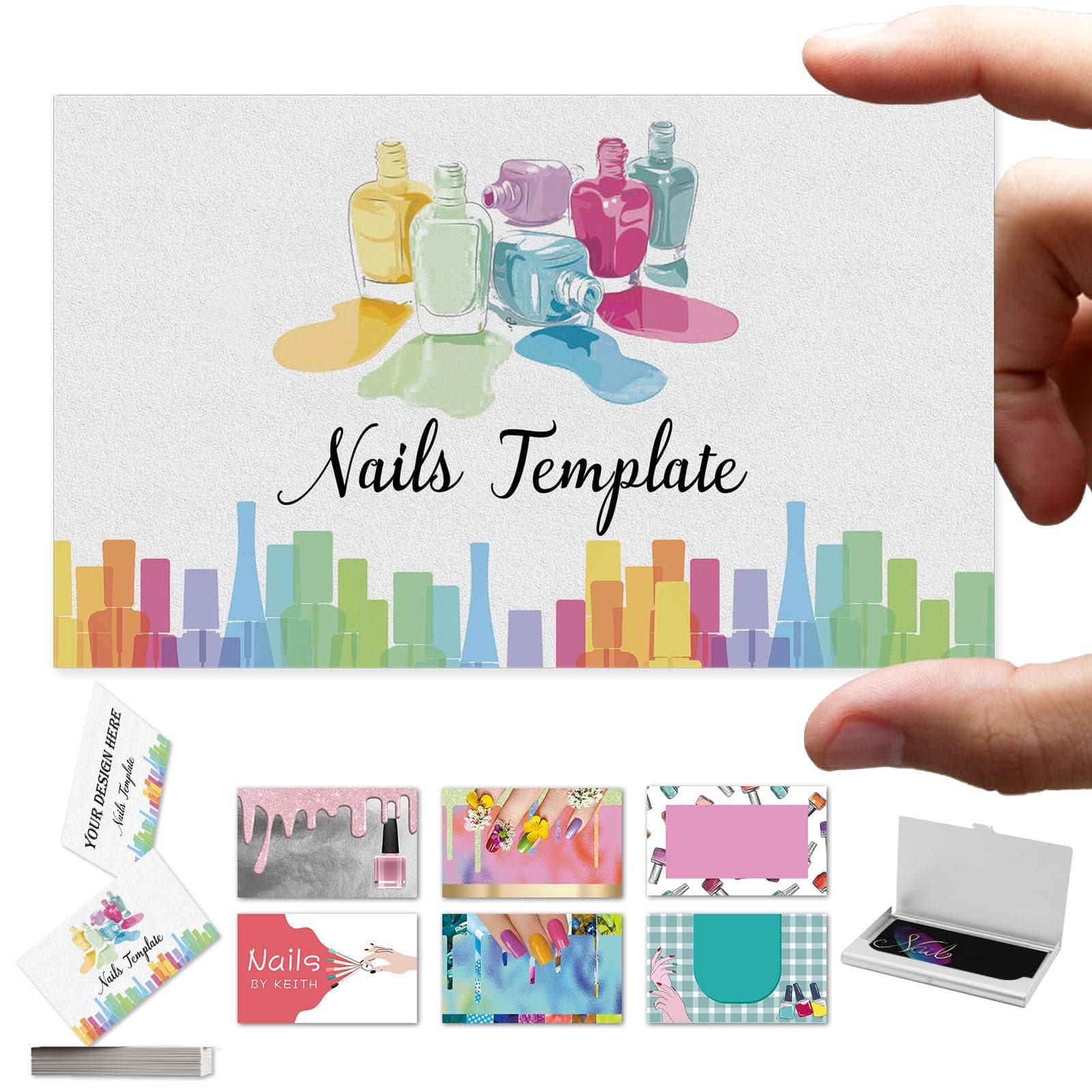 Custom Business Cards Customize with Logo 1000 500 200 100 Pcs Personalized Business Cards Customizable with Photo Picture QR Code 2-Sided Printing Waterproof Customized for Small Business - 3.5" x 2"
