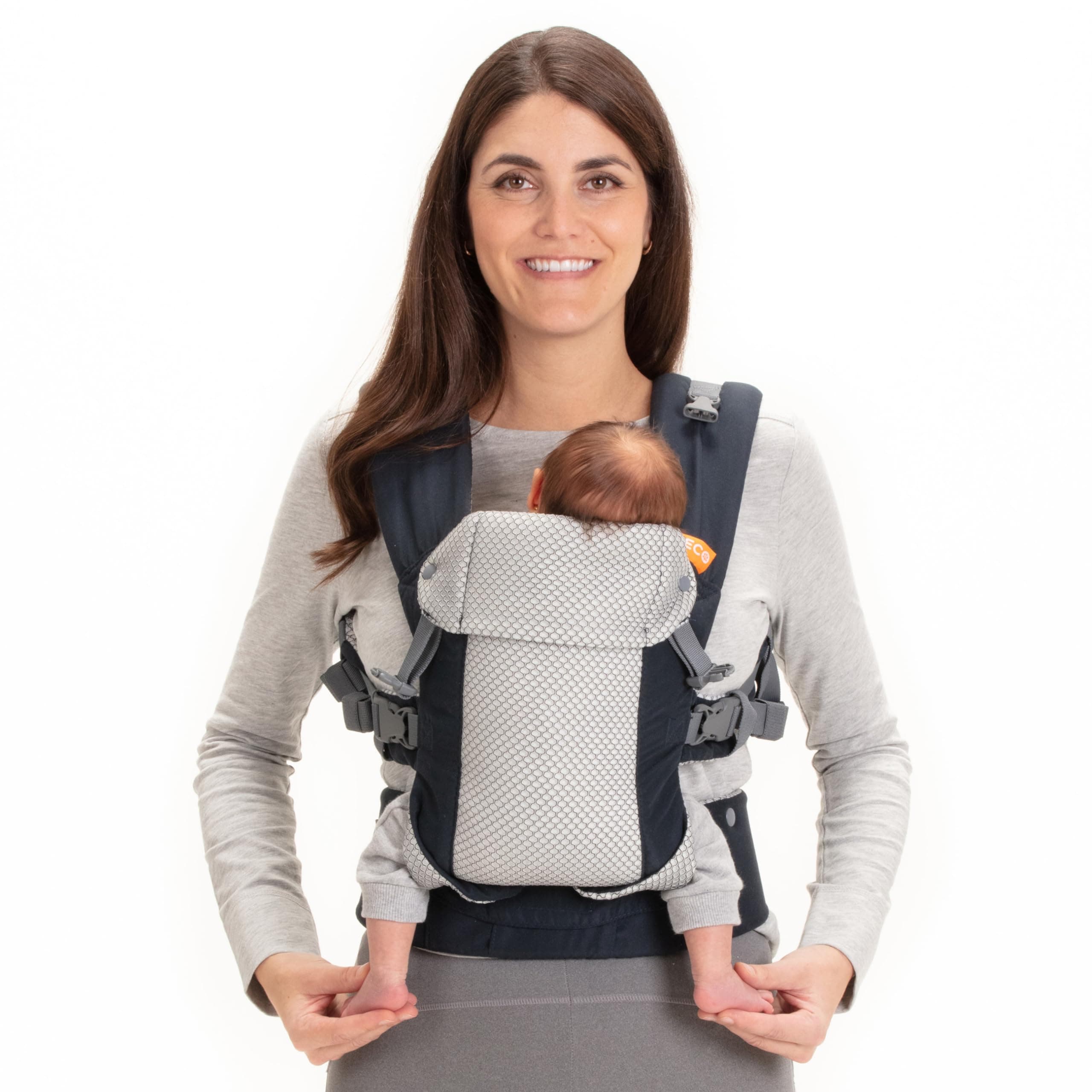 Beco Gemini Cool Mesh Baby Carrier, Newborn to Toddler, Cool Navy