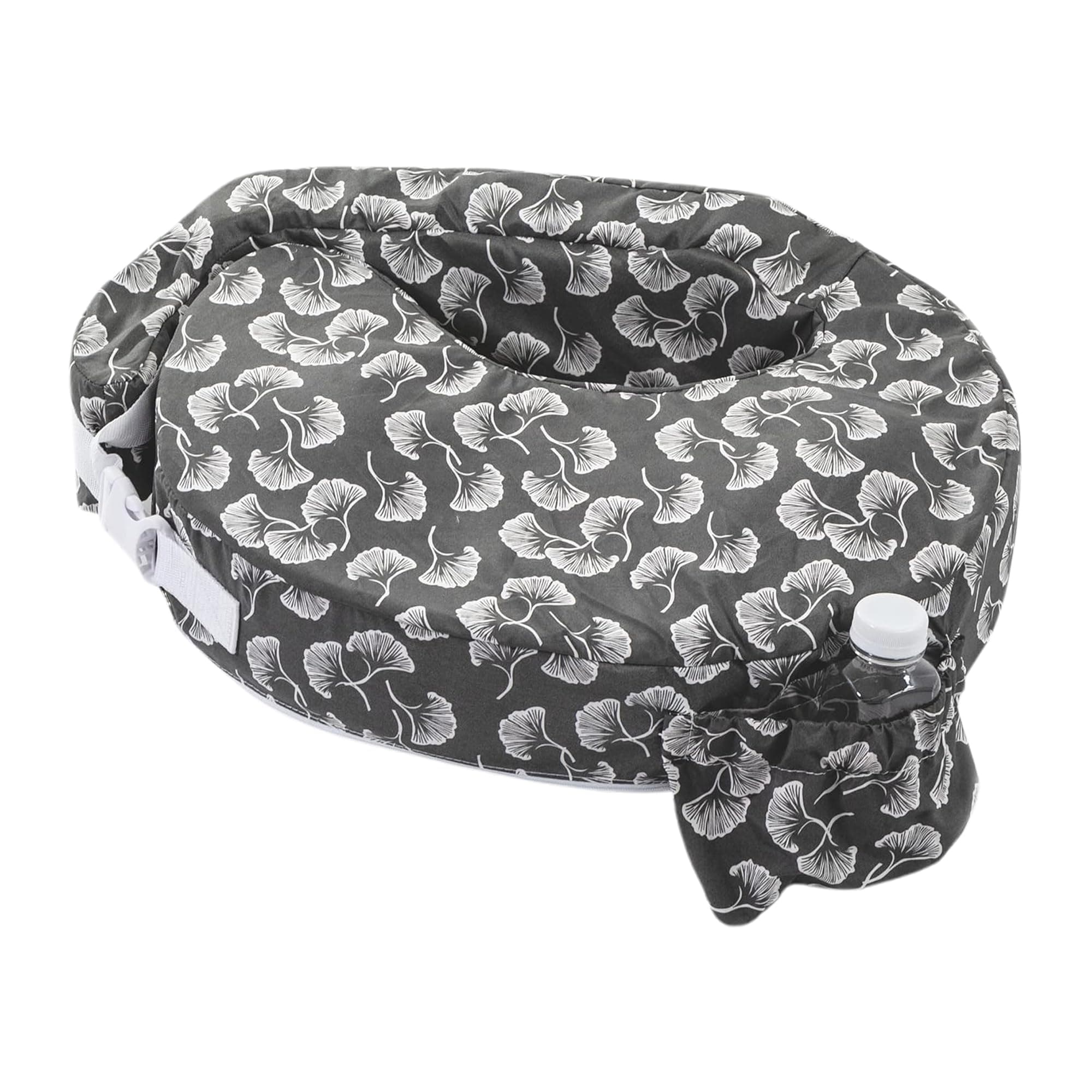 My Brest Friend Original Nursing Pillow, Feeding Riser, Grey Flowing Fans