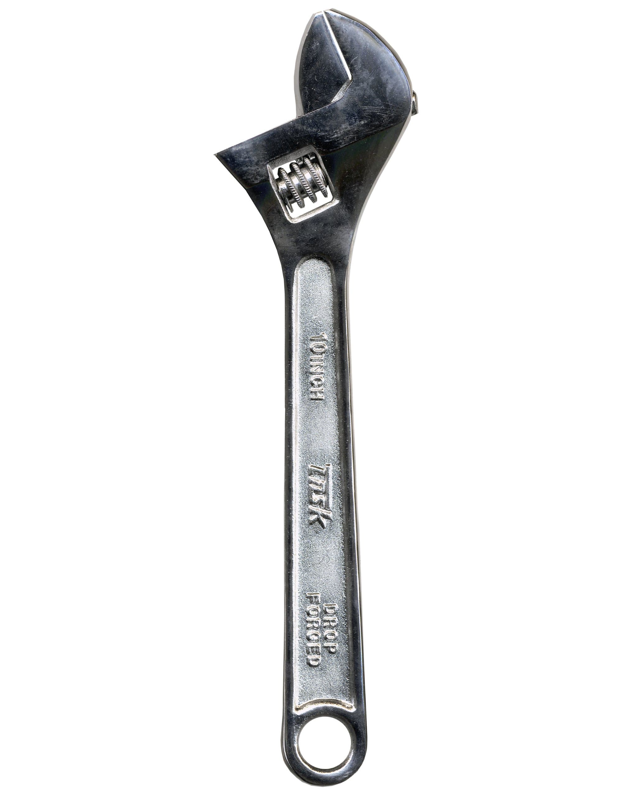 Task | 10-inch Adjustable Wrench, Carbon Steel - T7910