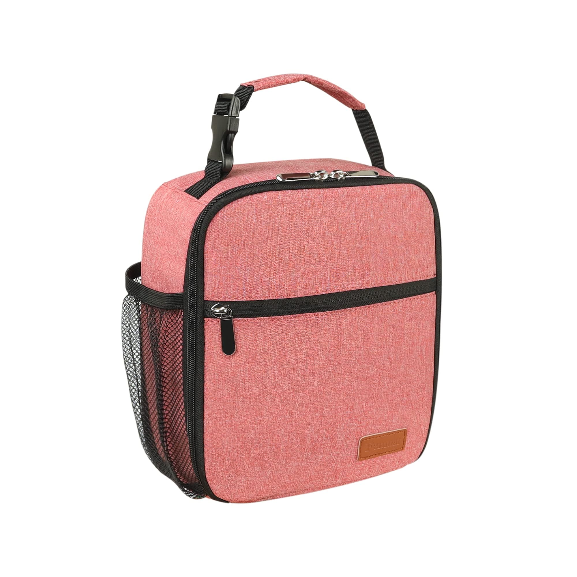 Lunch Box for Men Women Adults Small Lunch Bag for Office Work Picnic - Reusable Portable Lunchbox, Pink