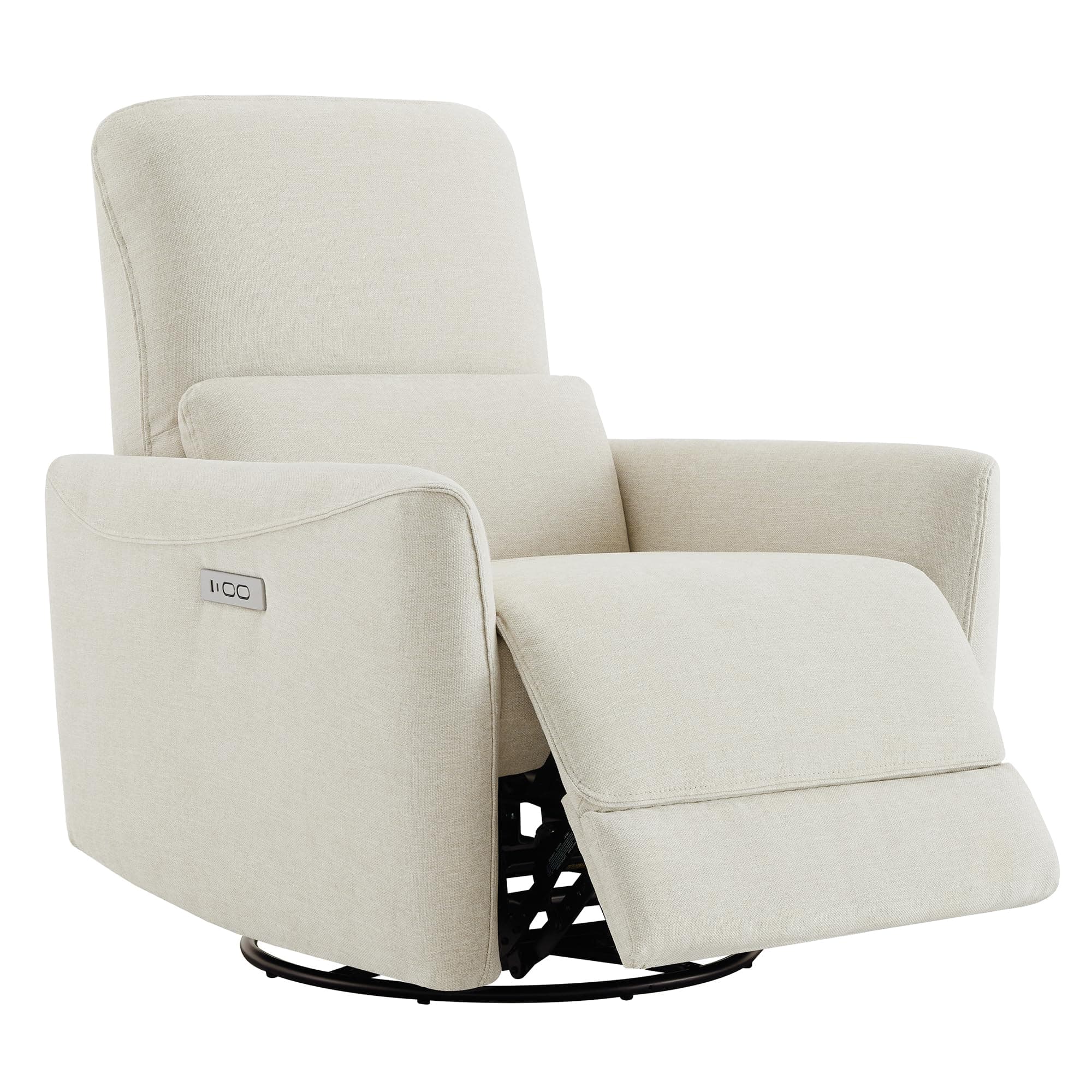 CHITA Power Swivel Glider Recliner Chair, Nursery Glider, Medium, Linen