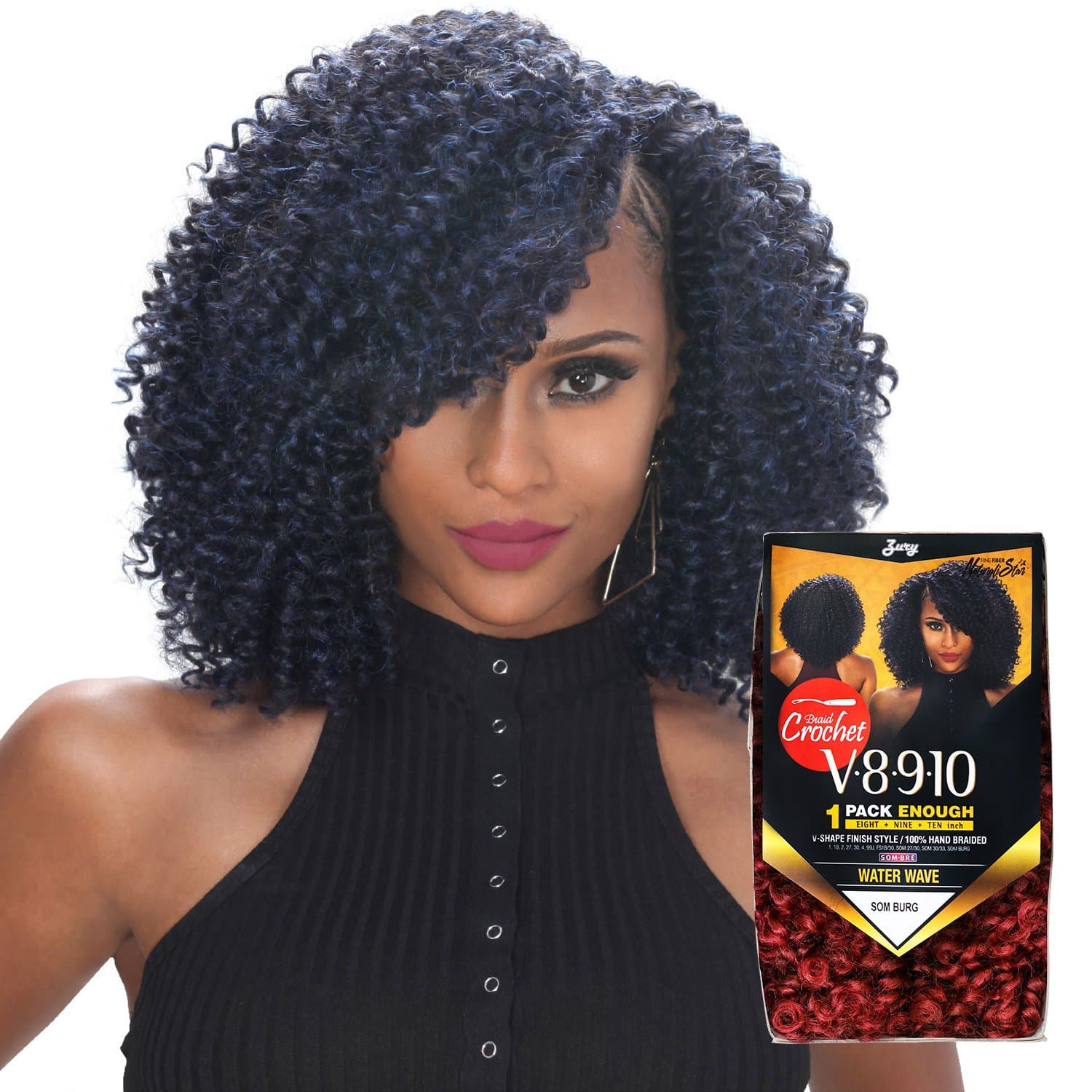 Royal Zury V8.9.10 Synthetic Crochet Hair Water Wave 1 Pack Enough (SOM 27/30)