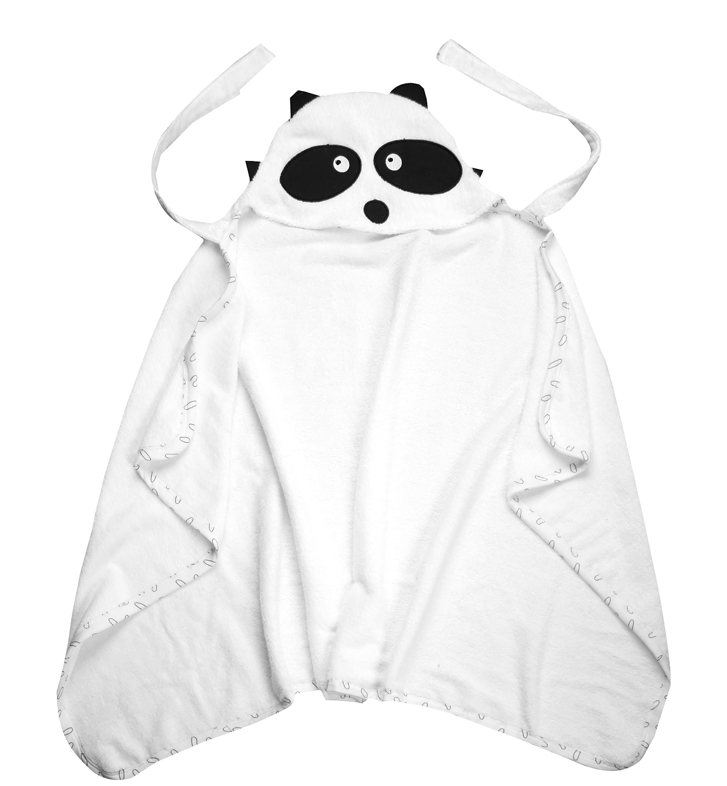 Extra Large Hooded Towel, Raccoon