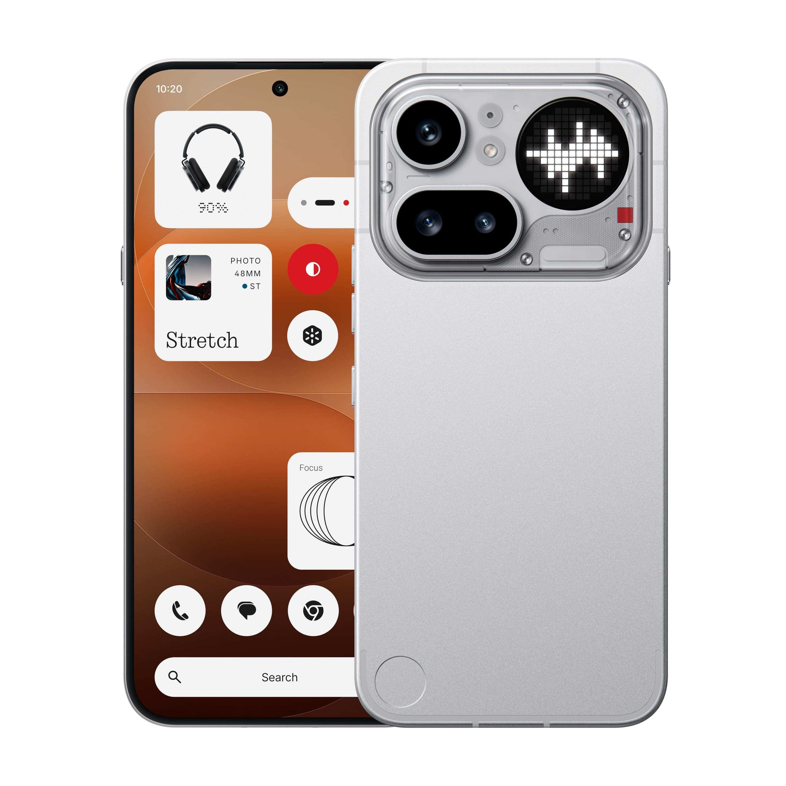 Nothing Phone (4a) Pro Cell Phone 2026 New, Unlocked Android 16 Smartphone, Triple-Lens Camera, AI Photo Edits, 6.83" 144Hz AMOLED Display, 5080mAh Battery, Dual-SIM Glyph Matrix (Sliver, 12+256GB)