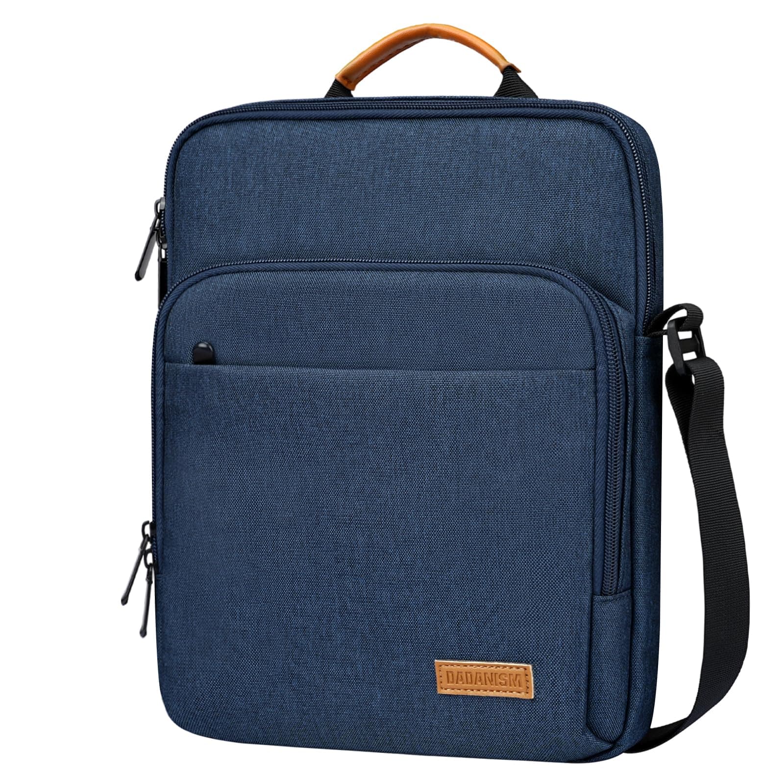 Dadanism 9-11 Inch Tablet Sleeve Bag with Shoulder Strap for iPad (A16) 11", iPad Air M4 M3/Pro M5 M4 11", i-Pad 10th Gen 10.9", i-Pad 9/8/7th Gen 10.2", Galaxy Tab A11+ Plus 11",Dusty Blue