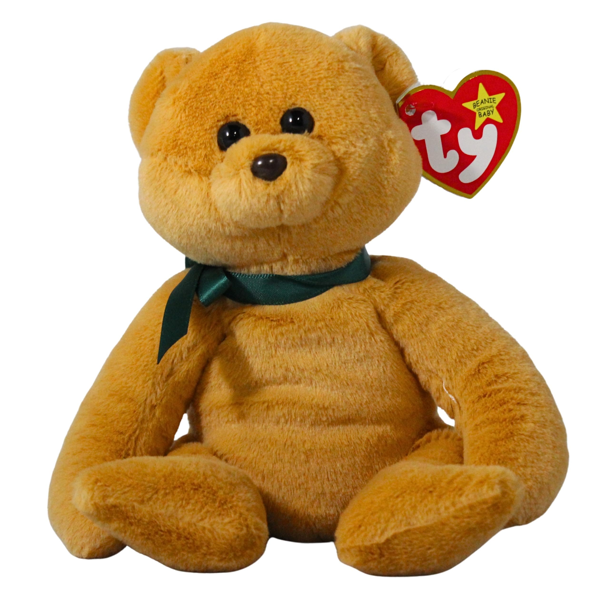 Ty Beanie Babies Winston The Tan Bear - 6"
