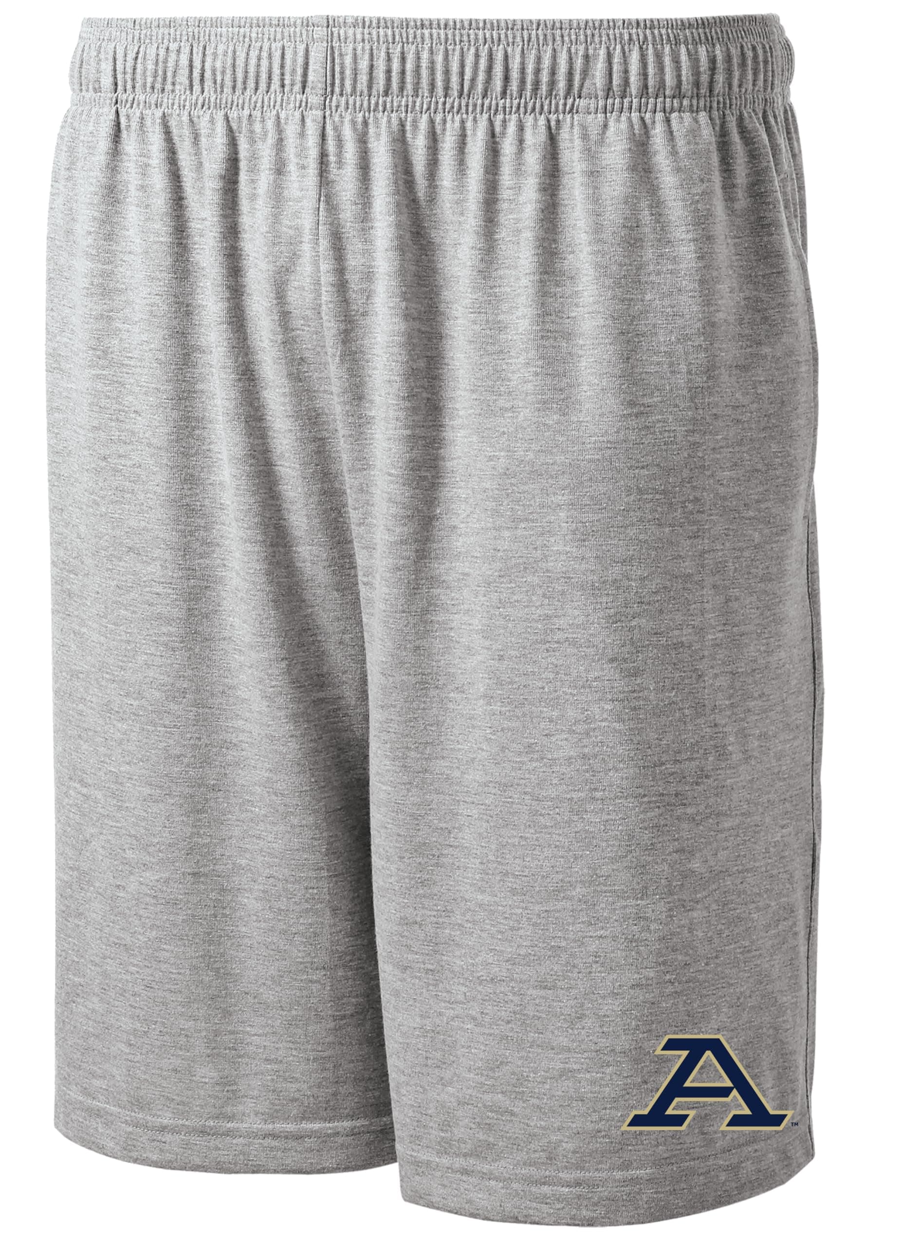 J2 Sport Akron Shorts with Pocket, NCAA Cotton University Jersey Short, Grey