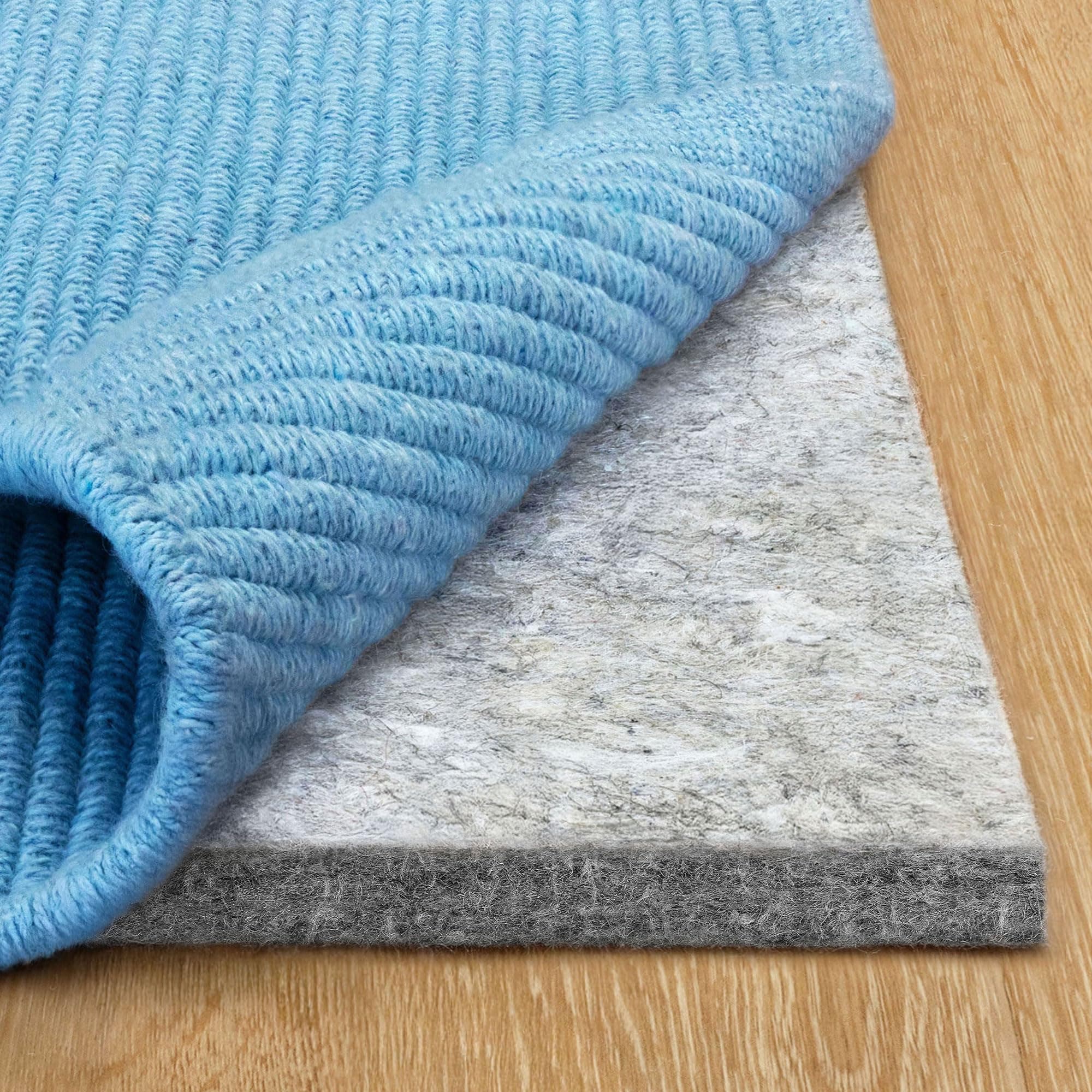 RUGPADUSA - Basics - 5'x7' - 1/2" Thick - 100% Felt - Protective Cushioning Rug Pad - Safe for All Floors and Finishes Including Hardwoods
