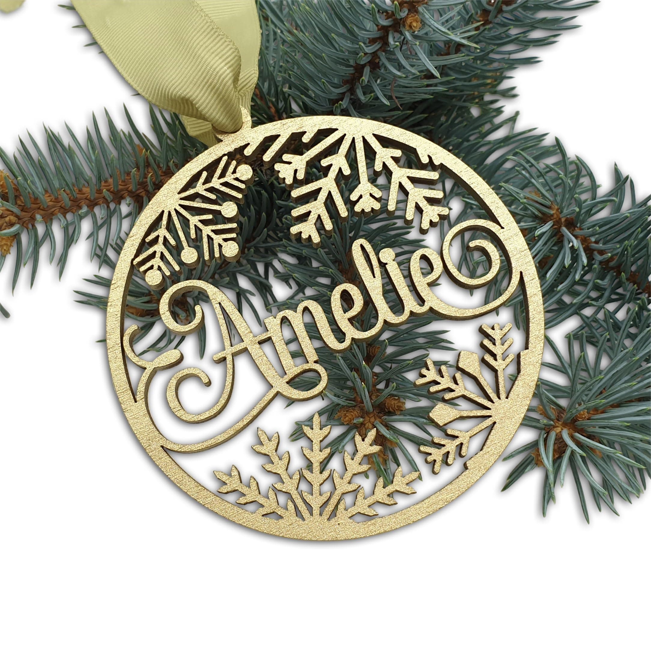 Custom Christmas Ornament, Bauble Personalized Tree Ornament, Personalized decor, Stocking tags