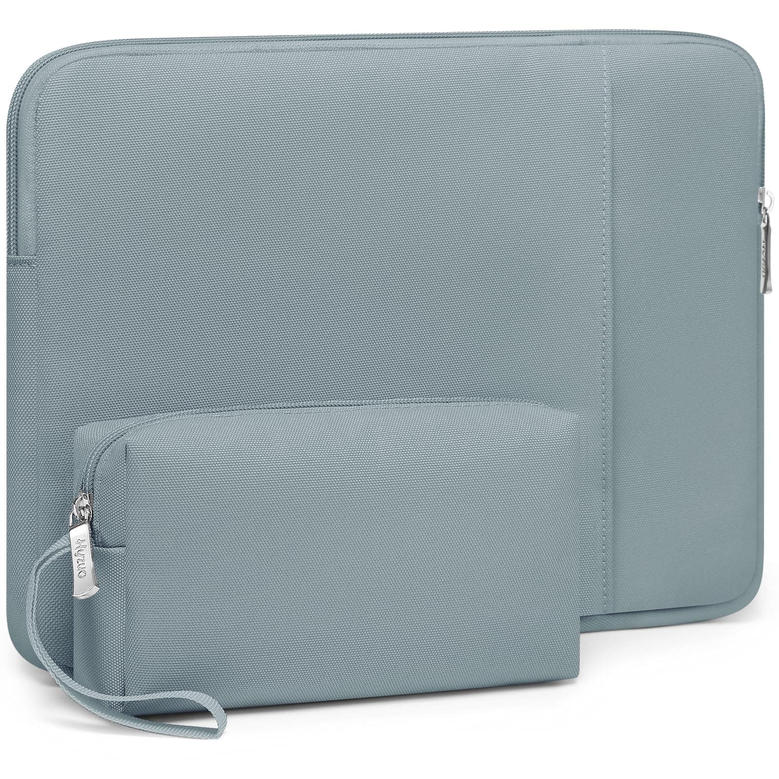 HYZUO 13.3-14 Inch Laptop Case Sleeve Bag Set for MacBook Pro, Ash Blue
