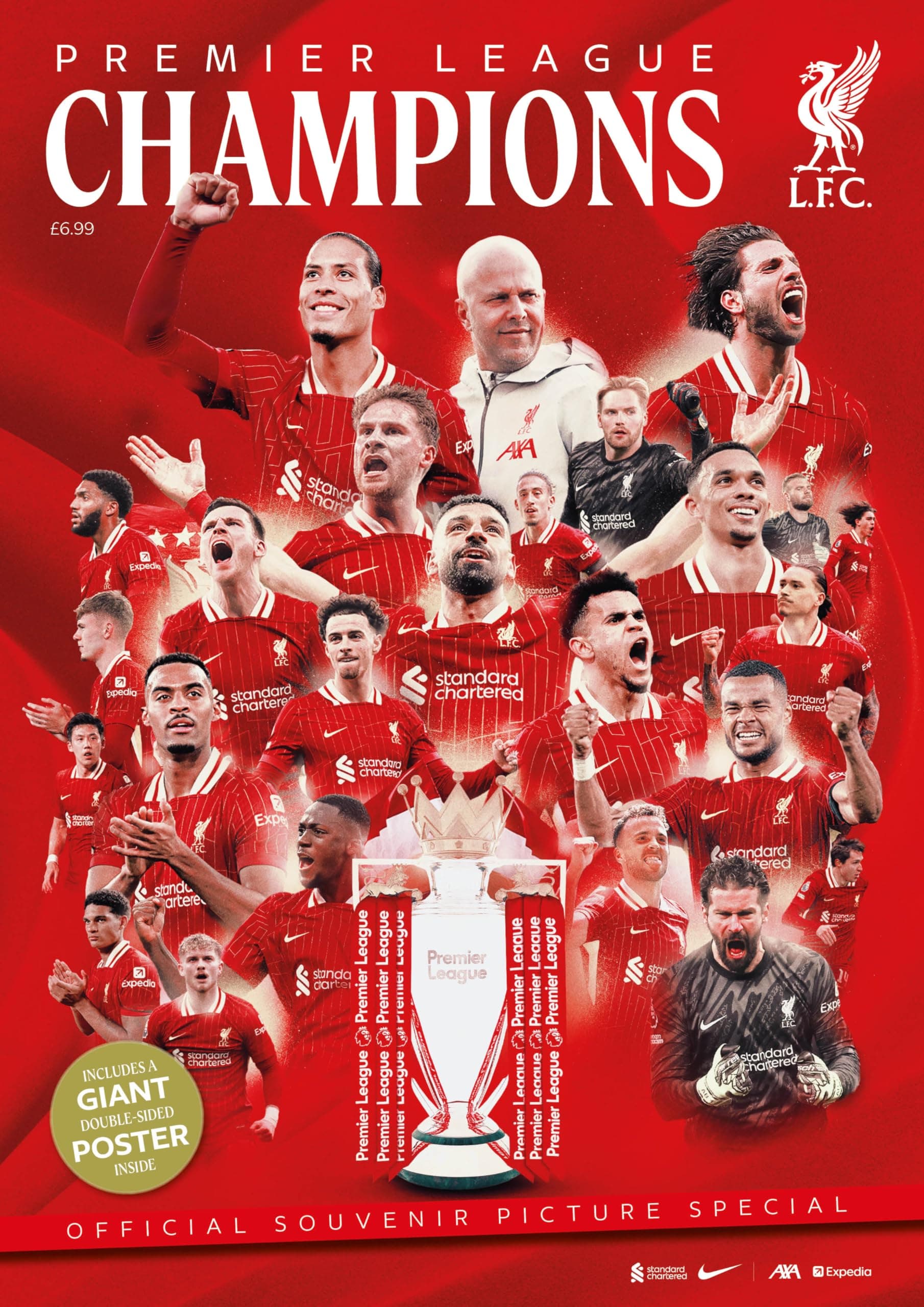 Liverpool FC CHAMP20NS - Premier League winners 2024/2025 - Official LFC champions magazine: Official LFC magazine