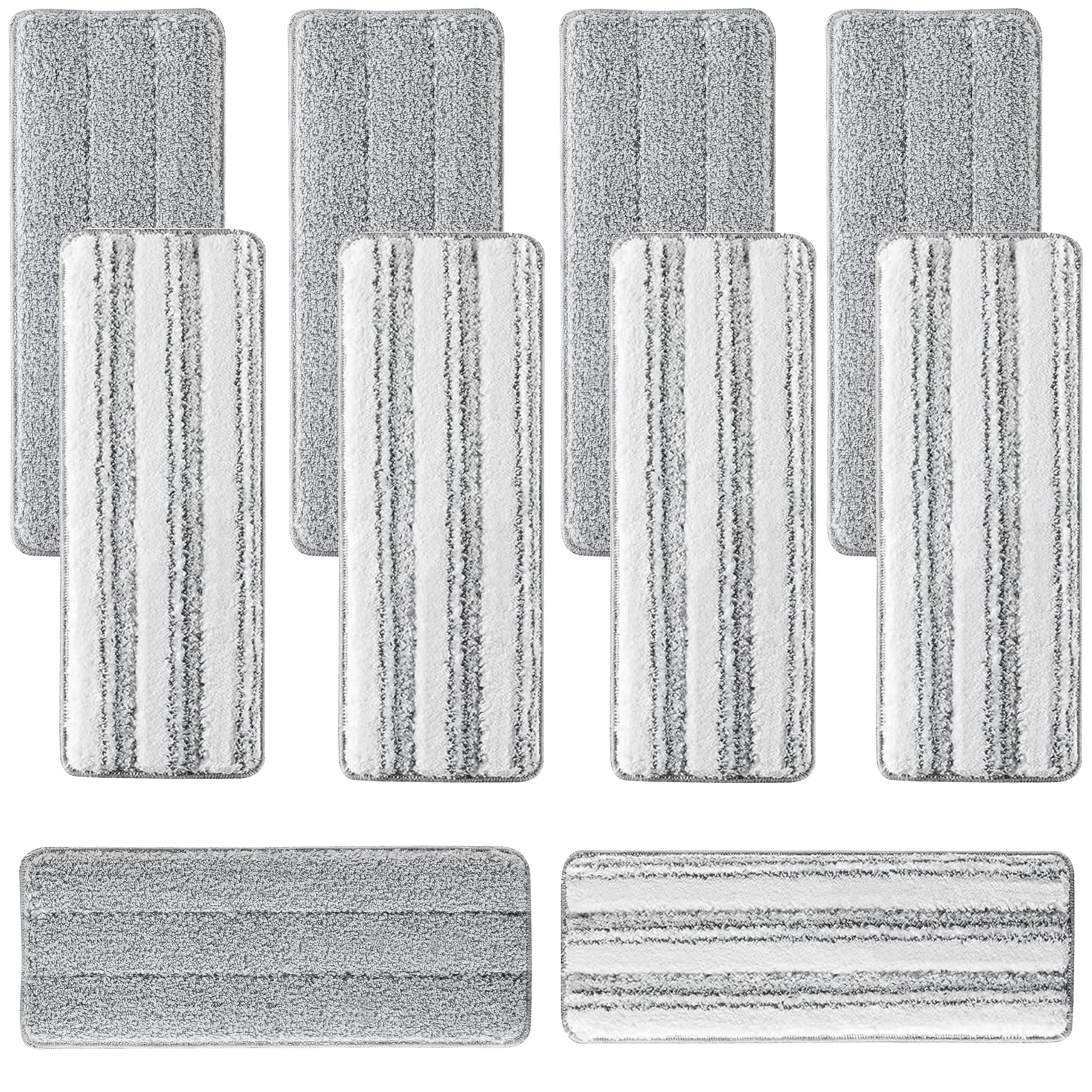 Bluearks 10 Pack Mop Replacement Pads for Joymoop, 13 x 4.9 in Refills