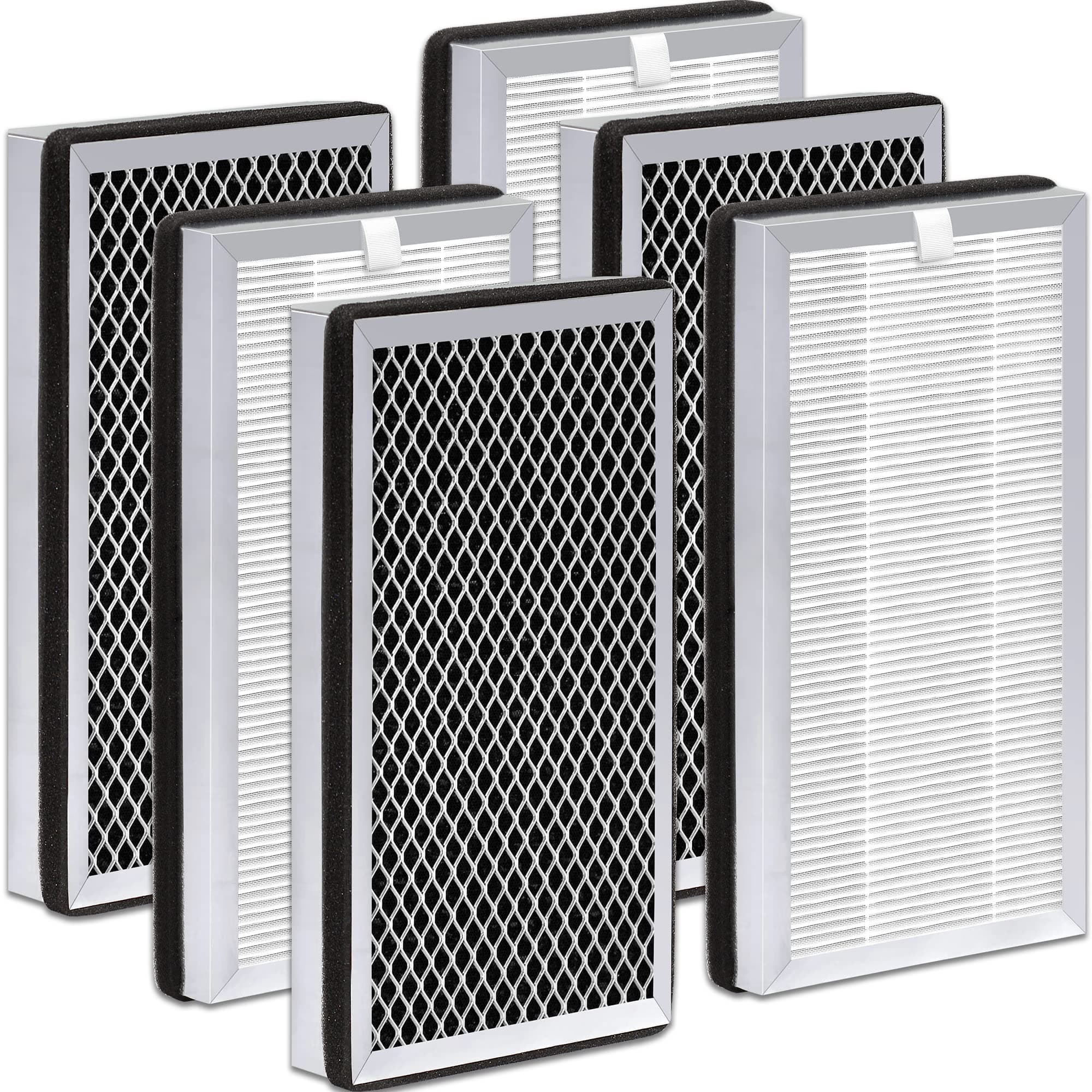 Zouhwaso 6 Pcs MA Series 15 Replacement Filter, 3-in-1 Composite Filter with H13 True HEPA, Activated Carbon and Pre-filter, Compatible with MA Series 15 Air Purifier