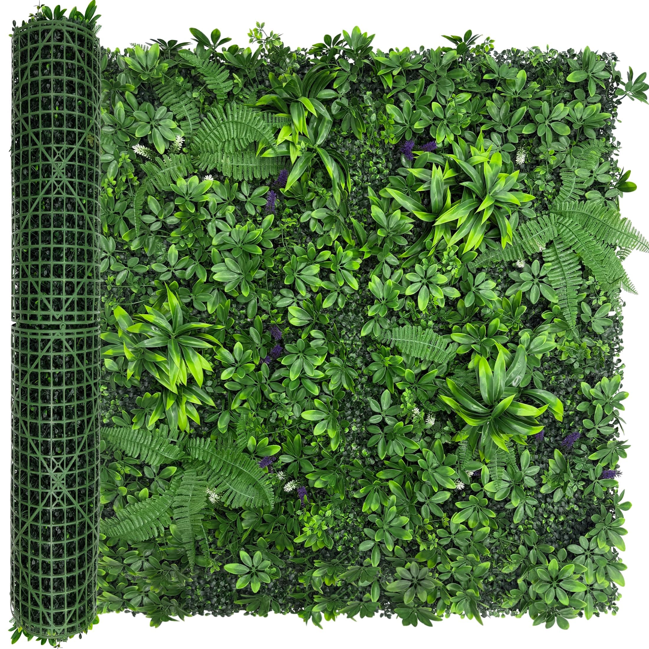 DOPGIB Artificial Boxwood Grass Wall Roll: 48"x120"(40 SQFT) UV Protected