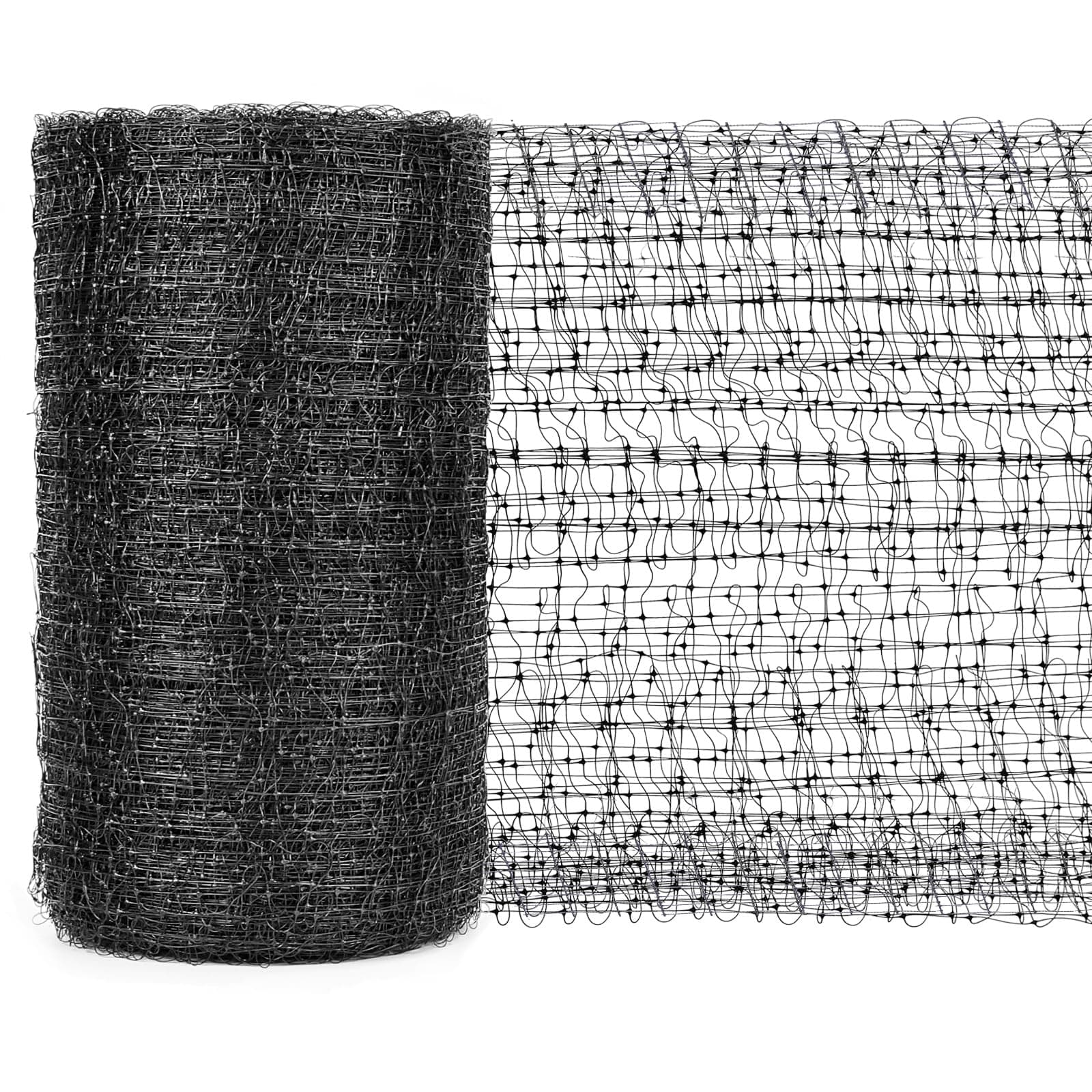 Bird Netting for Garden 7 x 100 Feet, Black Garden Protection Netting Heavy Duty Wire Mesh Net Barrier, Protect Plants Fruits Trees from Rodents Birds Deer Poultry Reusable Animal Fencing (1, Black)