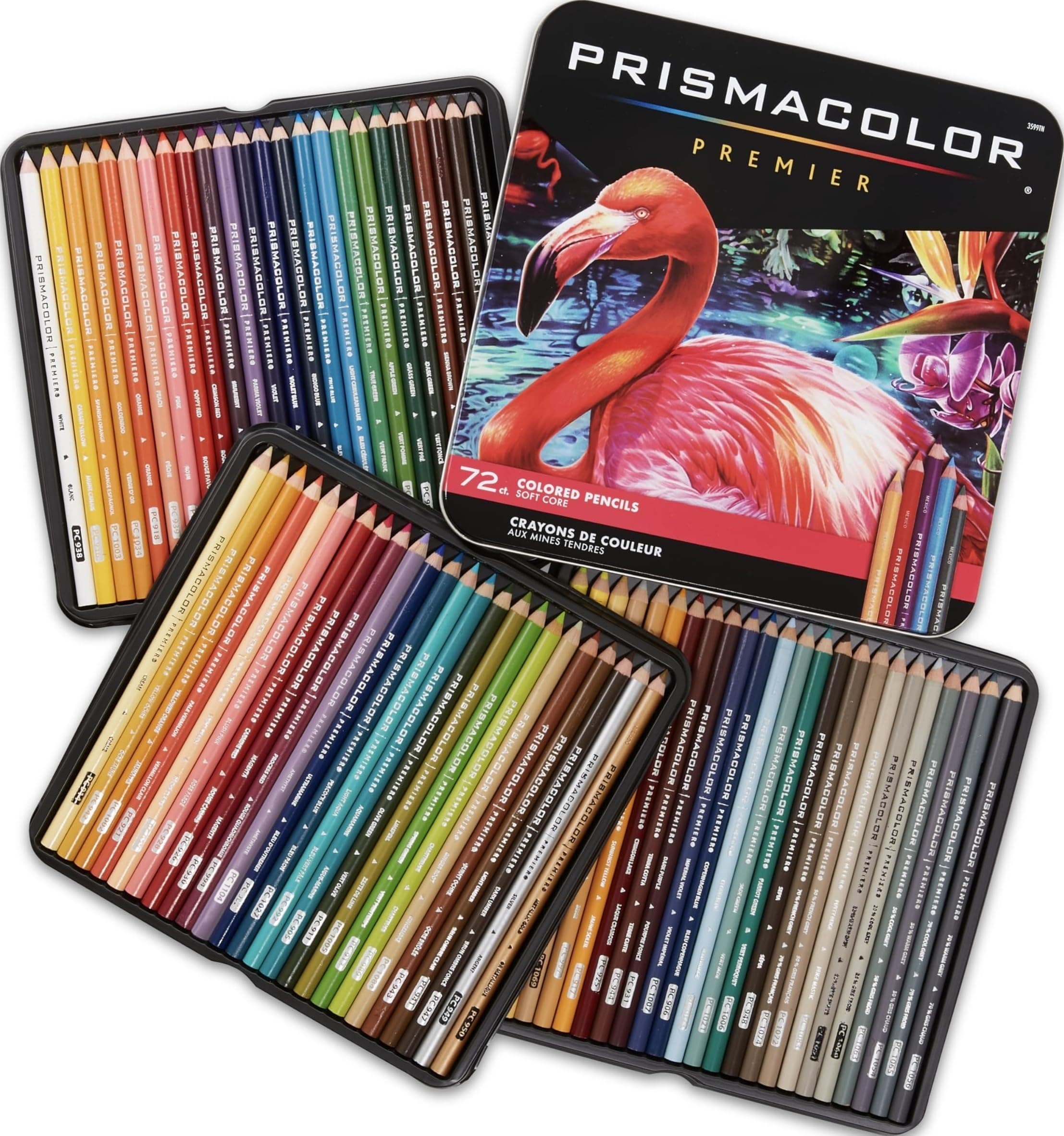 Prismacolor Premier Colored Pencils, Soft Core, Assorted Colors, 72 Count - Durable, Vibrant, Ultra-Smooth, Adult Coloring, Drawing, Sketching, Arts & Crafts