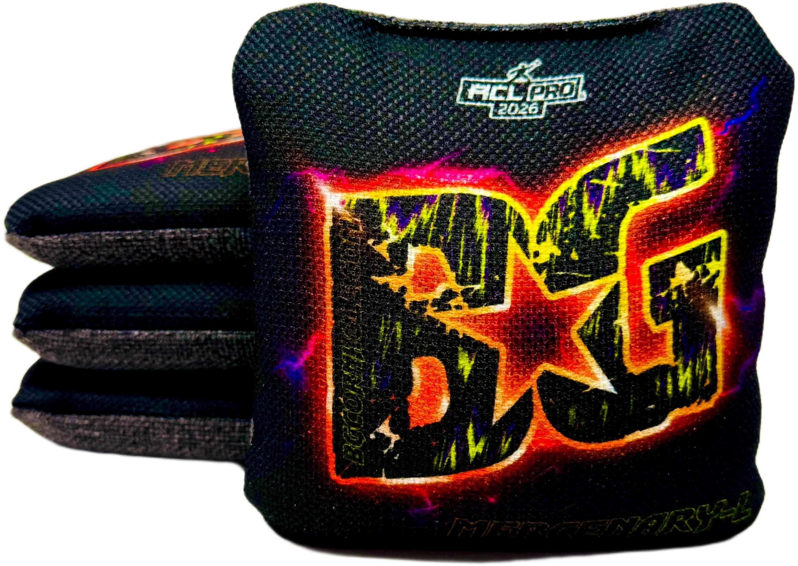 BG Cornhole Mercenary-L Bags | Exclusive to Amazon | Set of 4 Bags | Color: Toxic Shock Orange | 2026