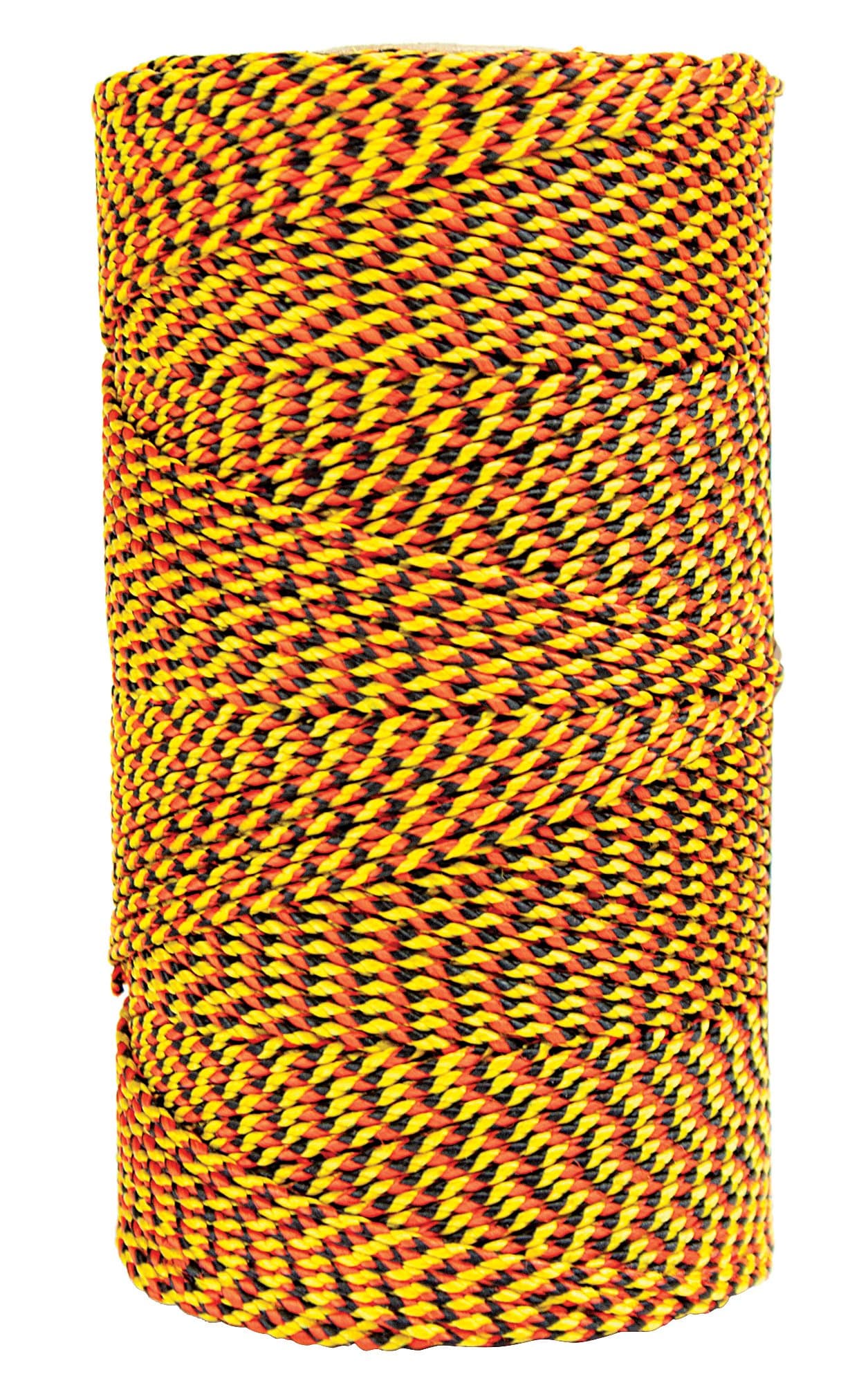 Kraft Tool W. Rose RO689 Super Tough Professional Bonded Braided Nylon Mason's Line, 685-Feet, Black/Gold/Orange