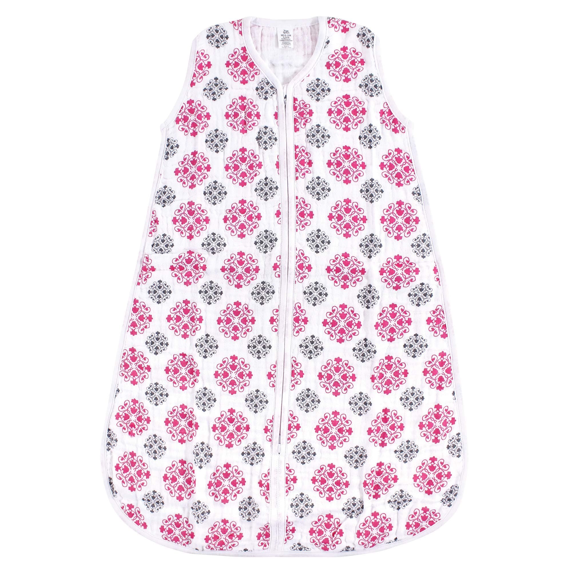Yoga Sprout Soft Muslin Safe Sleep Wearable Sleeping Bag, Medallion, 18-24 Months