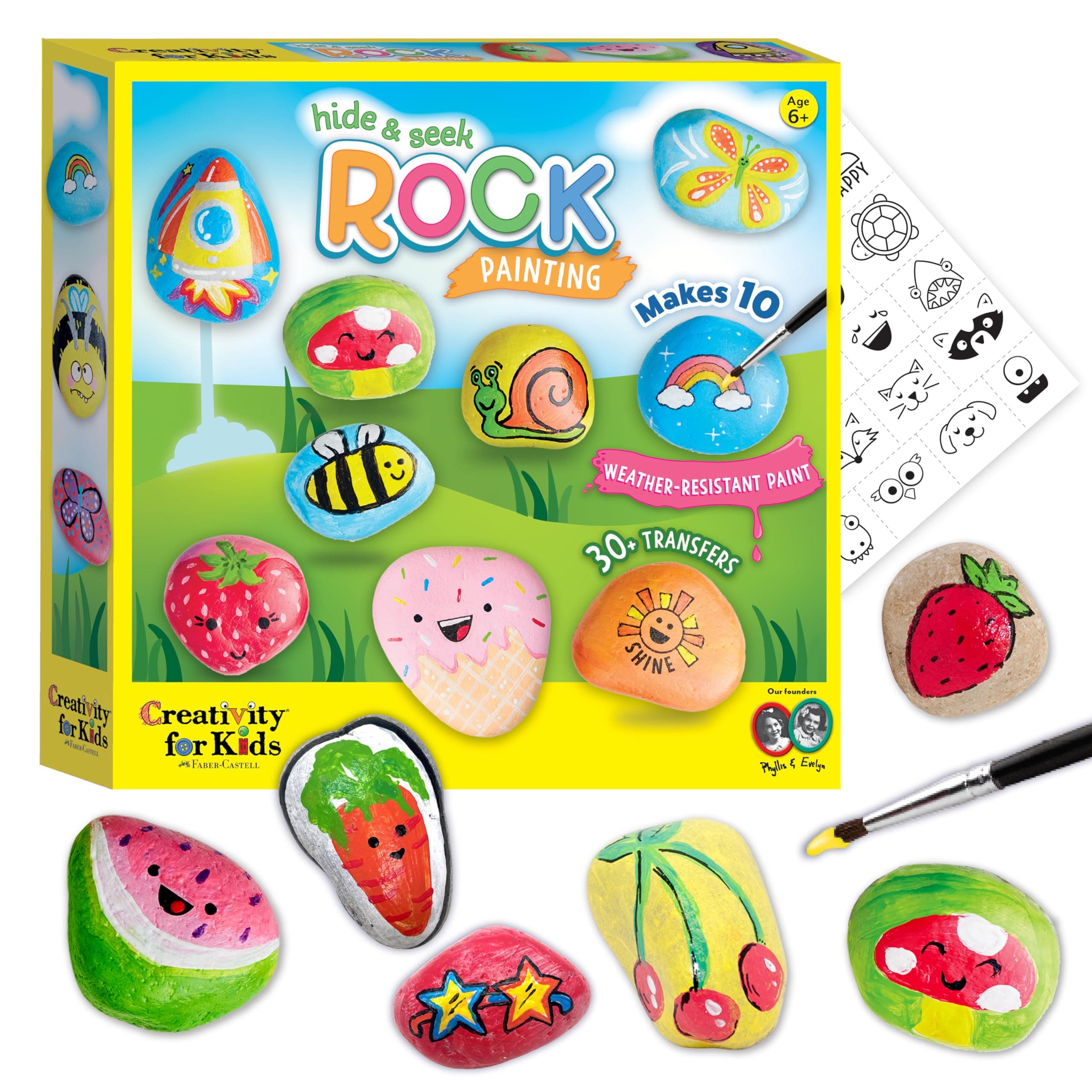 Creativity For Kids Hide and Seek Rock Painting Kit