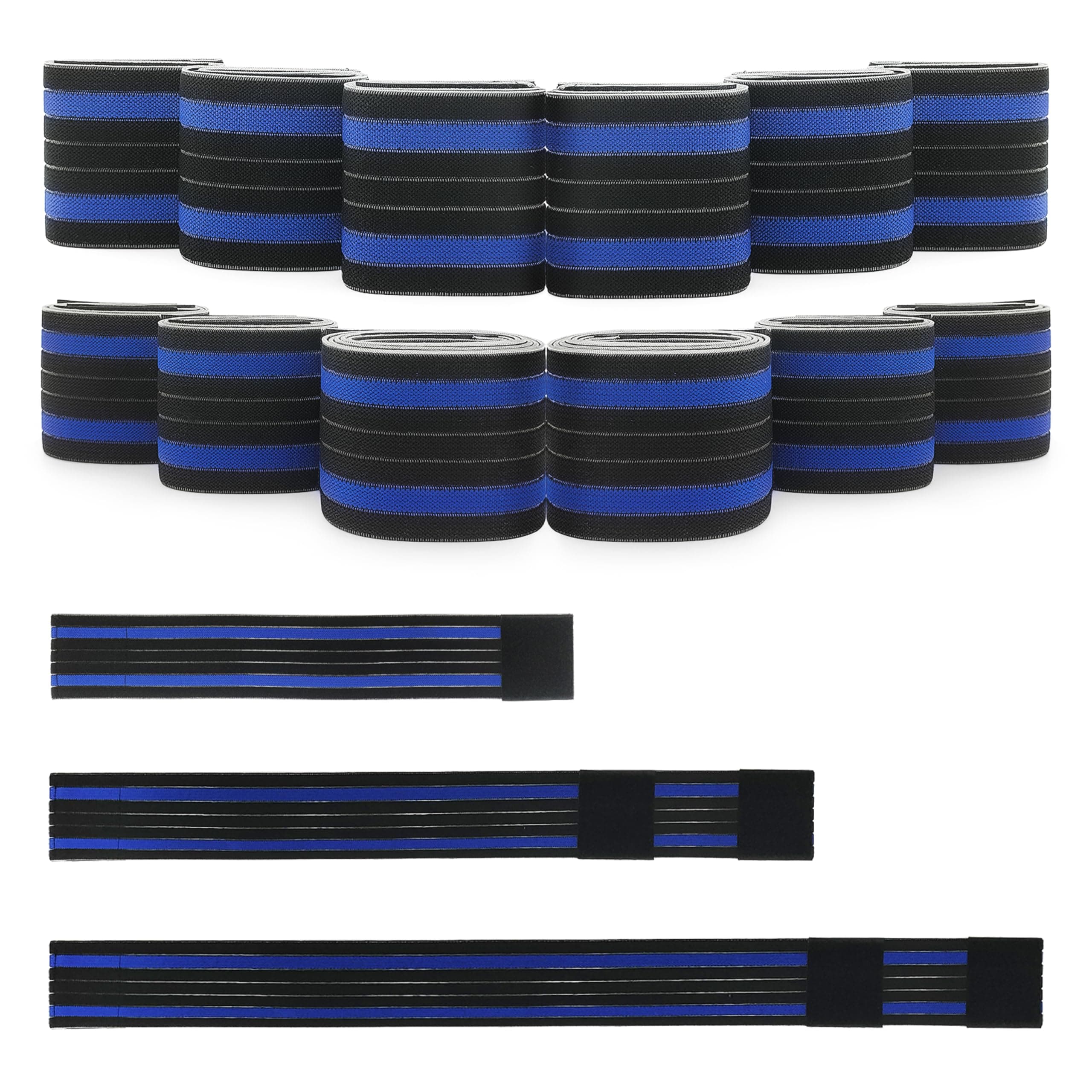 Elitzia Elastic Band Lipolaer Bands Replacement Parts for Beauty Machine Strape 3 Size 12pcs Black Navy Blue Binding Pads ETBD012A