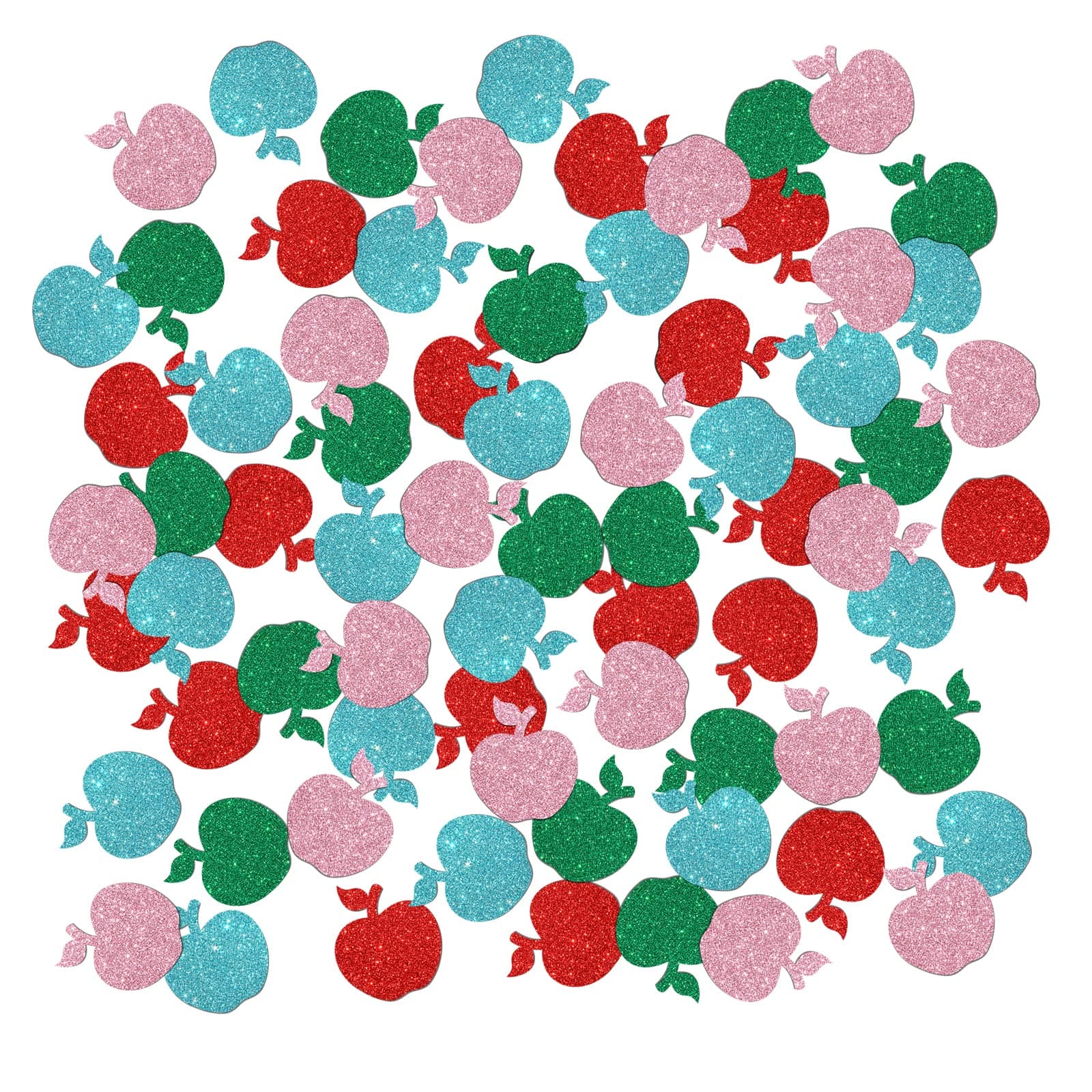 INNORU Fruit Apple Colorful Confetti, Birthday, Fruit Theme Apple Table Decorations Confetti