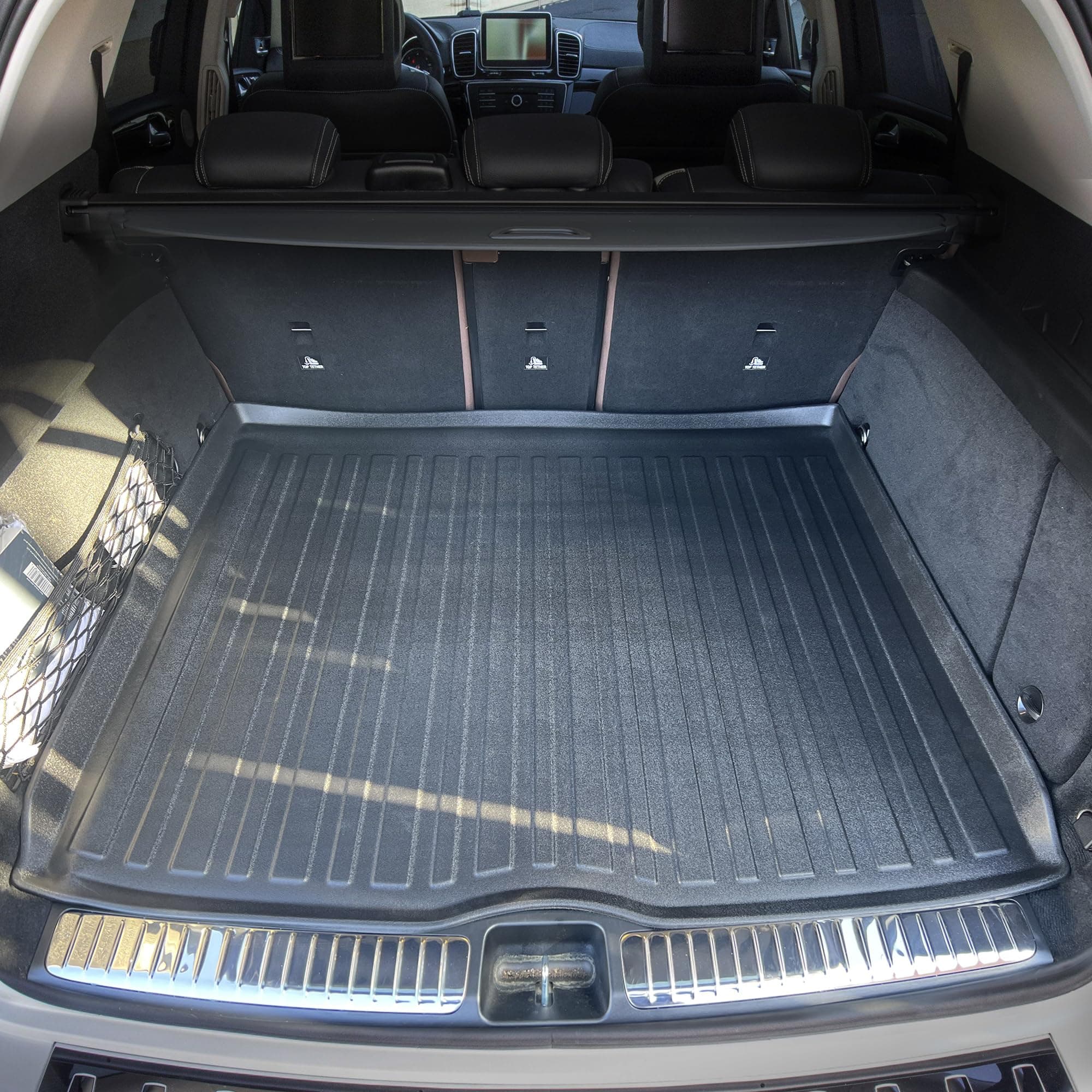 Premium Cargo Liner for Mercedes Benz GLE Class SUV Only 2020-2026 - Custom Fit Car Trunk Mat - All-Season Black Cargo Mat - 3D Shaped Laser Measured Trunk Liners for Mercedes Benz GLE